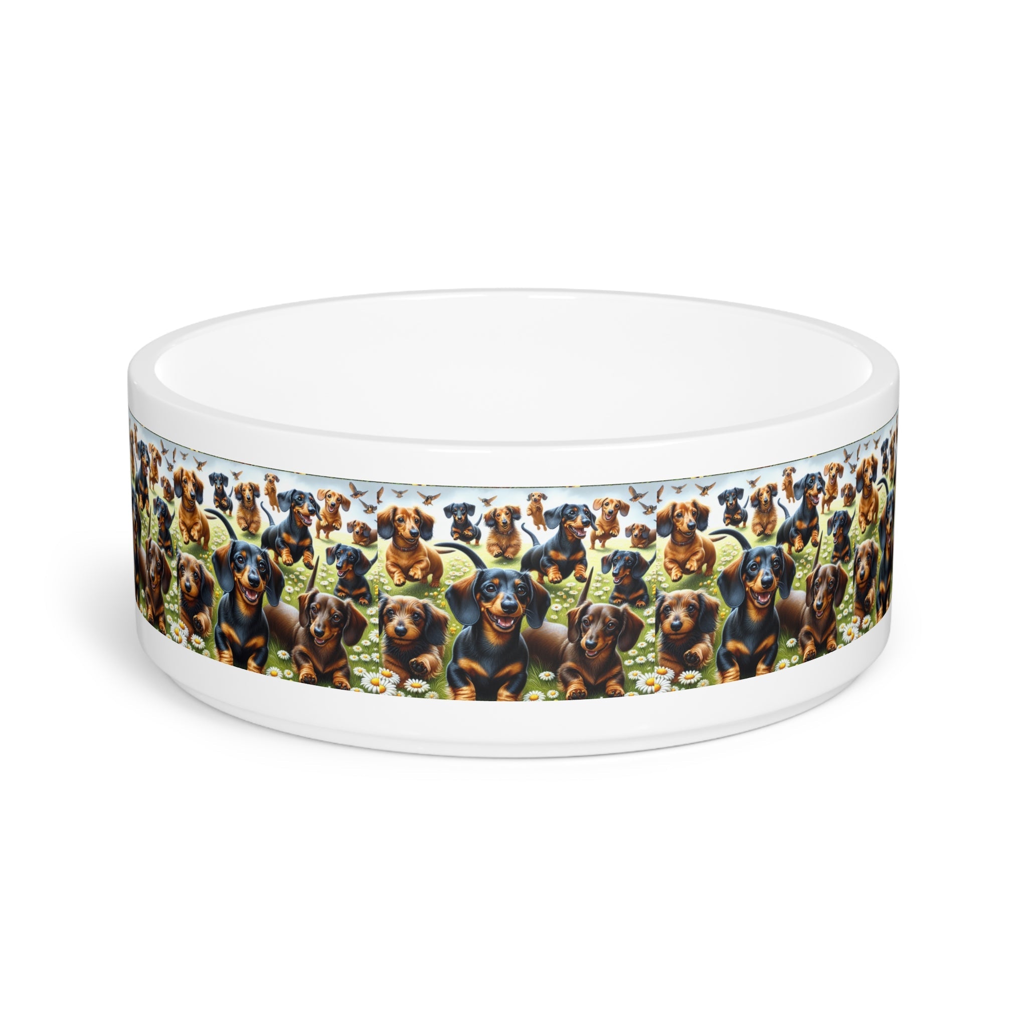Ceramic Pet Bowl – 16 oz Dog Feeding Bowl