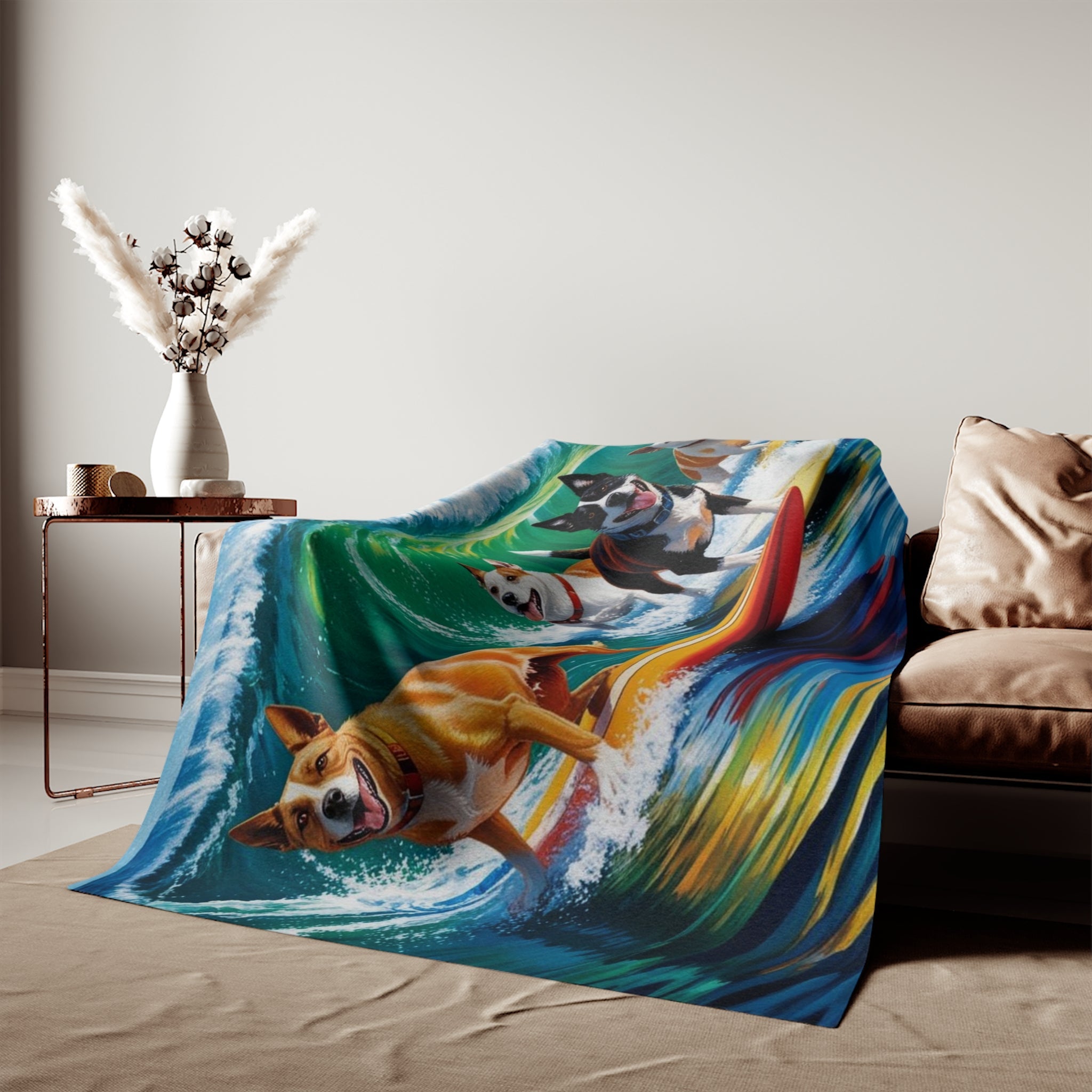 Sweatshirt Blanket – Plush Fleece Throw, 2 Size Options