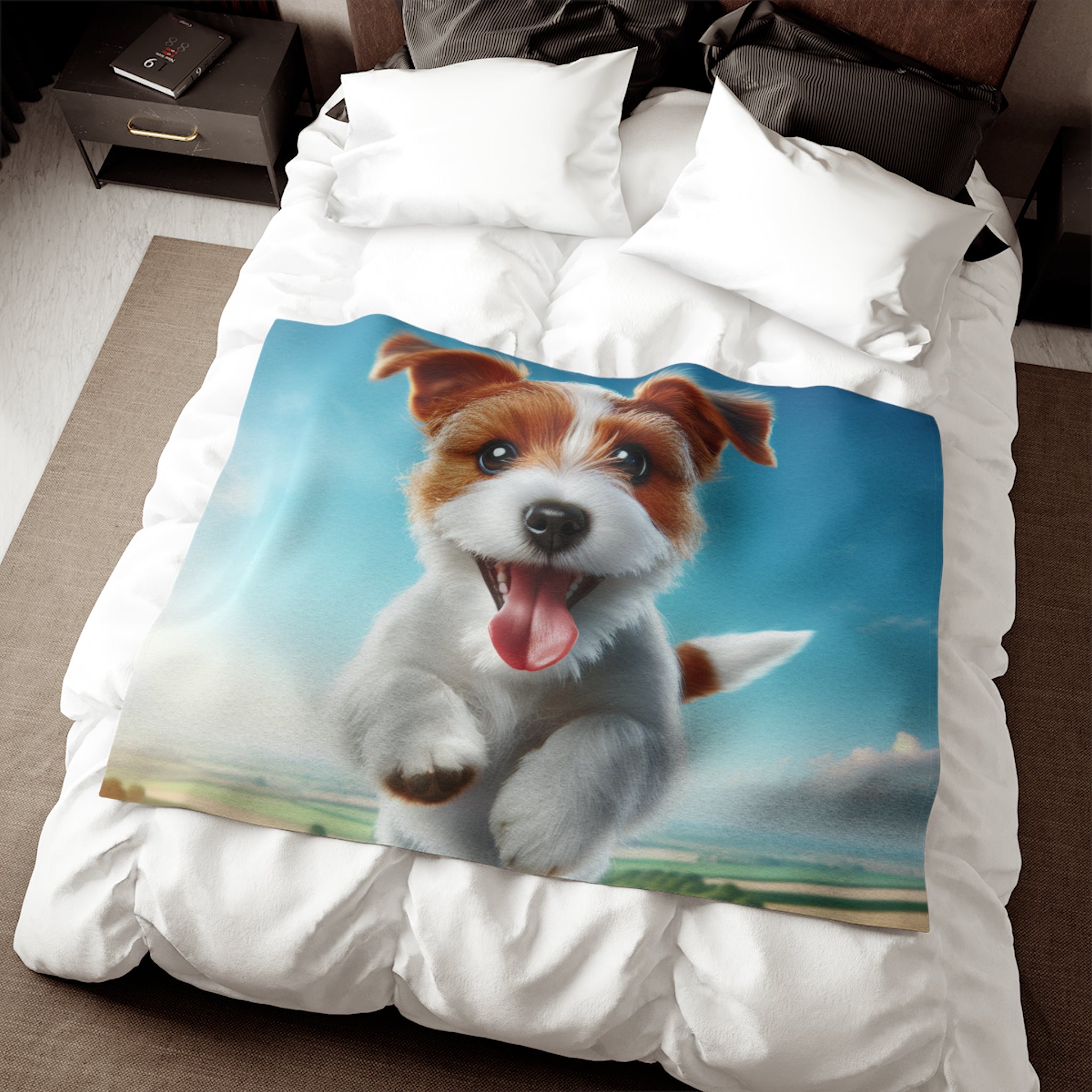 Sweatshirt Blanket – Plush Fleece Throw, 2 Size Options