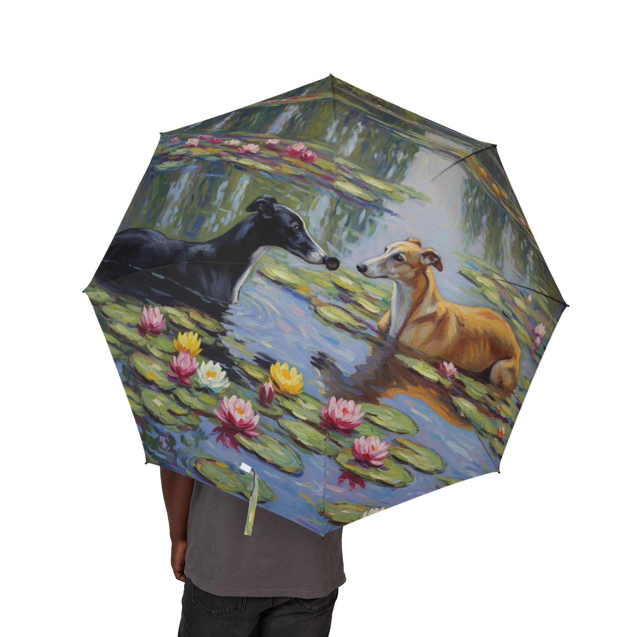 48" Semi-Automatic Umbrella – Windproof Large Travel Rain Umbrella