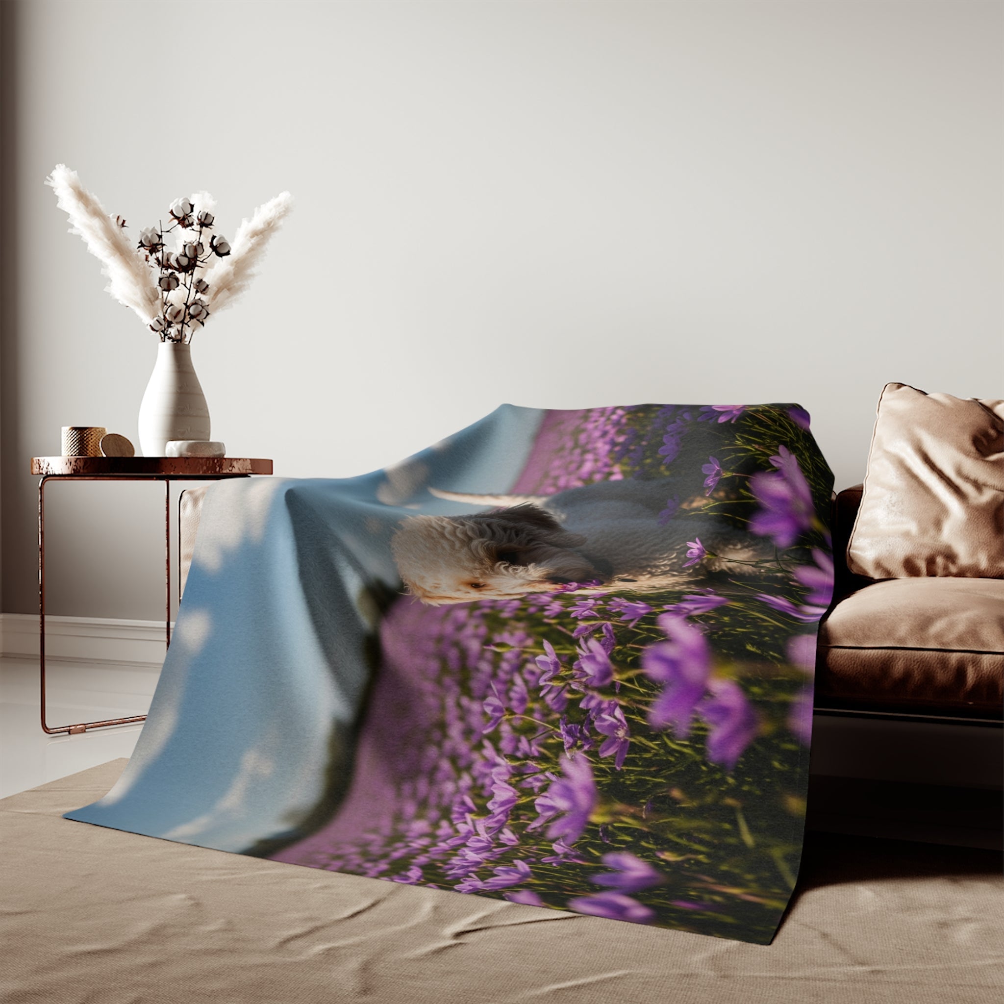 Sweatshirt Blanket – Plush Fleece Throw, 2 Size Options
