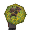 48" Semi-Automatic Umbrella – Windproof Large Travel Rain Umbrella