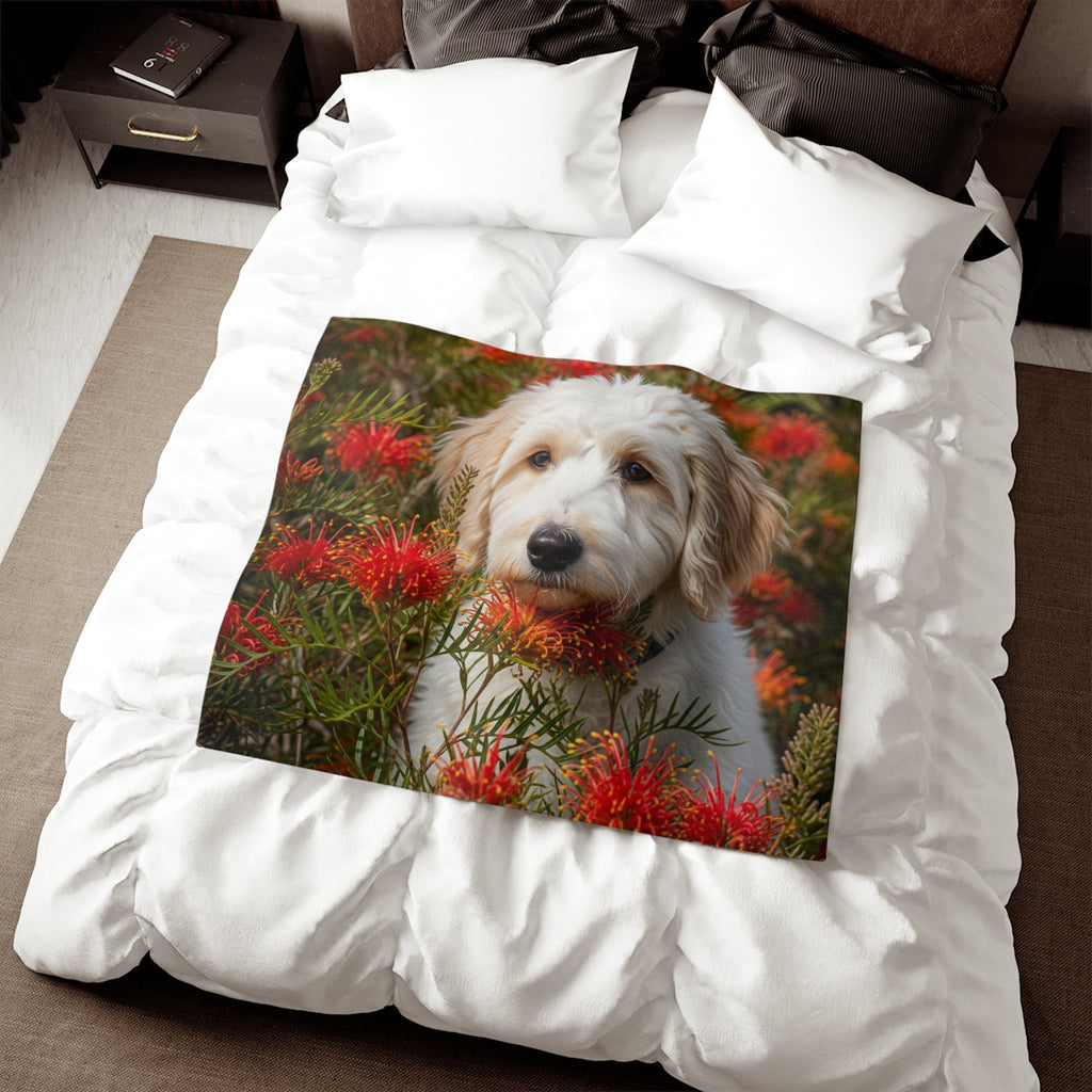 Sweatshirt Blanket – Plush Fleece Throw, 2 Size Options