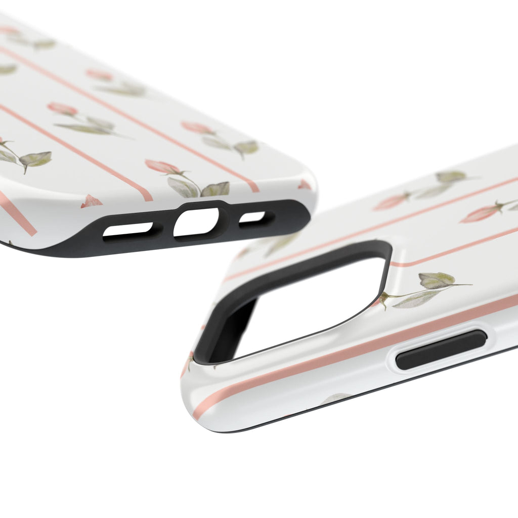 Customizable: Floral Impact-Resistant Phone Case, Chic Phone Cover