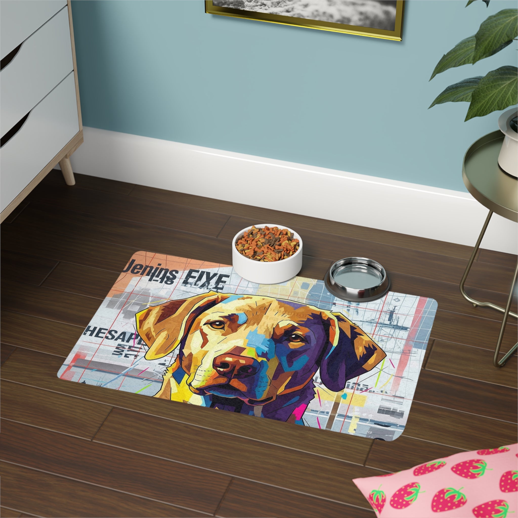 Non-Slip Pet Food Mat – Waterproof Feeding Mat for Dogs