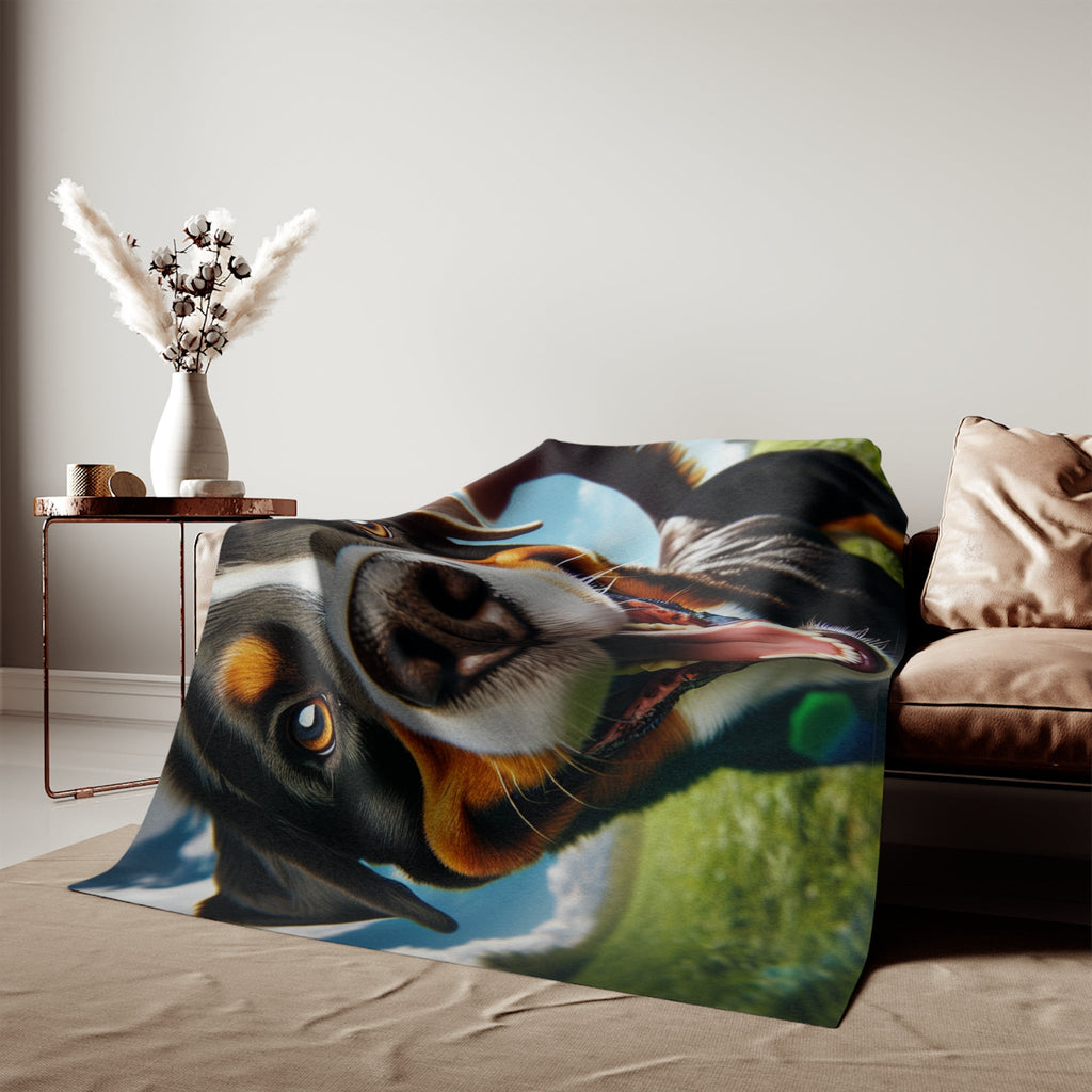 Sweatshirt Blanket – Plush Fleece Throw, 2 Size Options