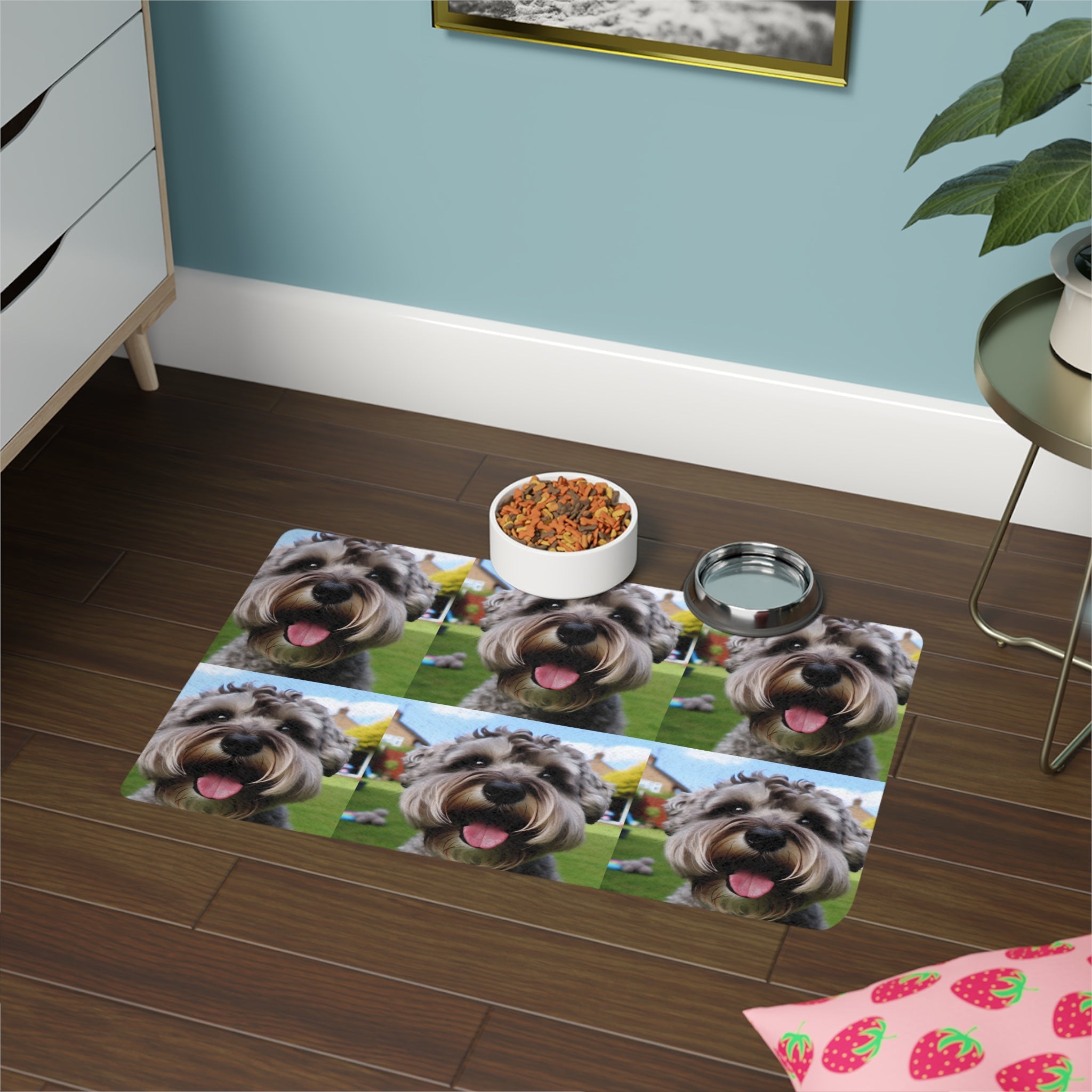 Non-Slip Pet Food Mat – Waterproof Feeding Mat for Dogs