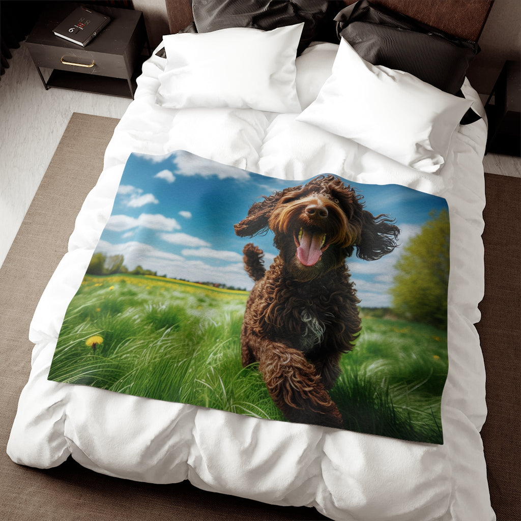 Sweatshirt Blanket – Plush Fleece Throw, 2 Size Options