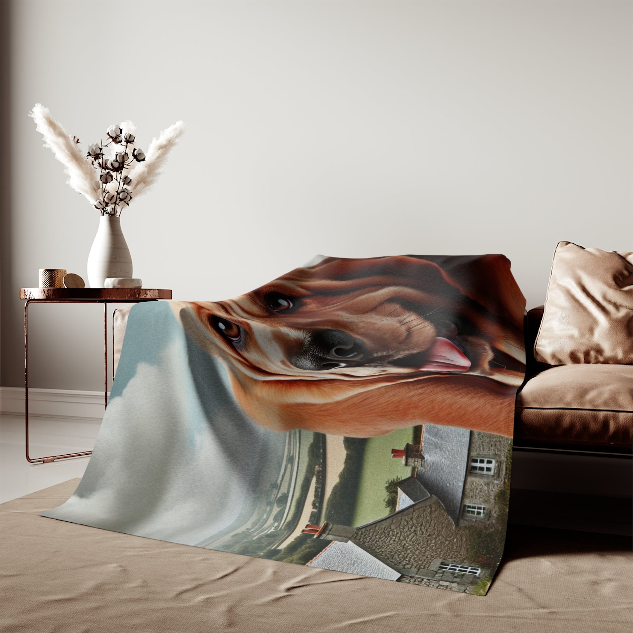 Sweatshirt Blanket – Plush Fleece Throw, 2 Size Options