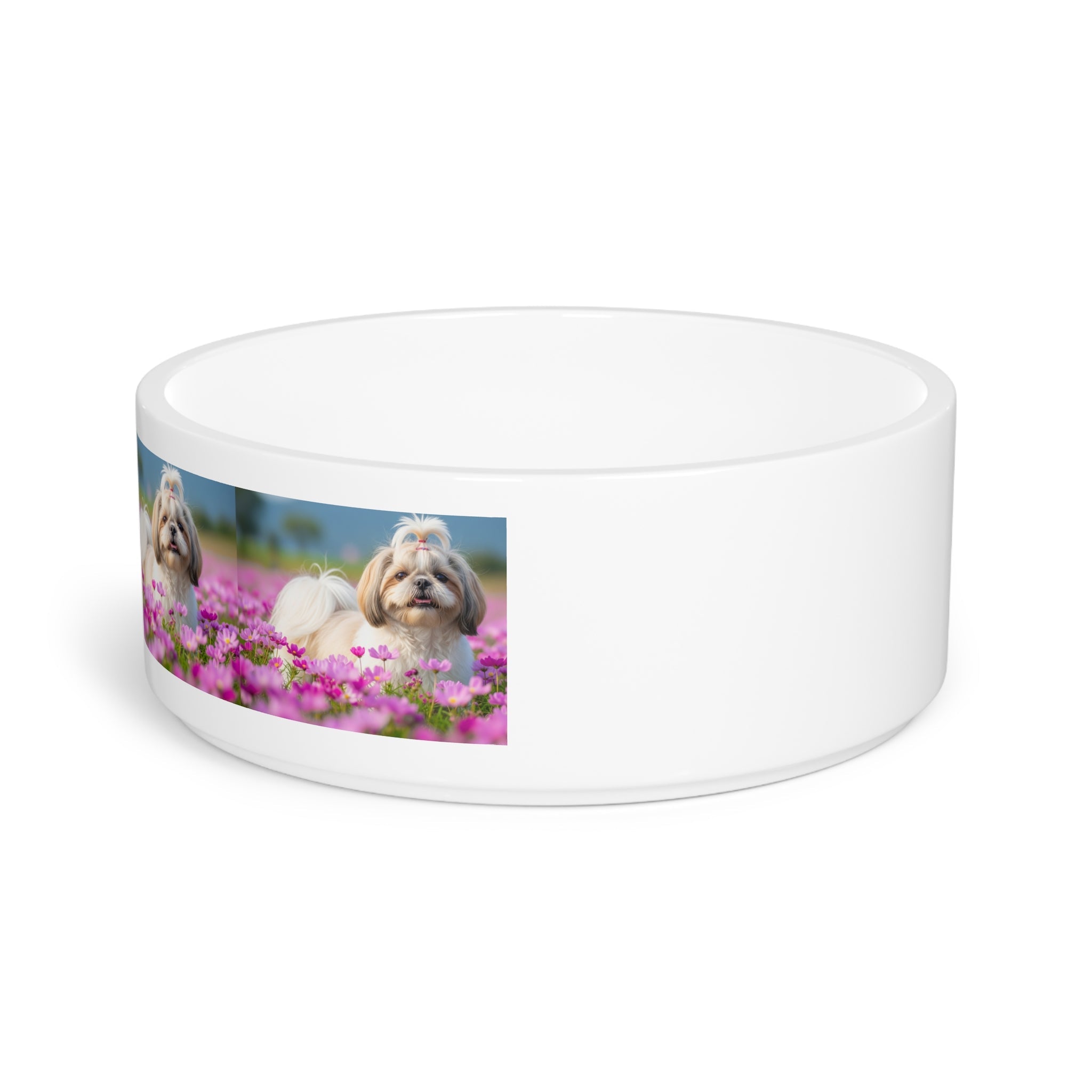 Ceramic Pet Bowl – 16 oz Dog Feeding Bowl