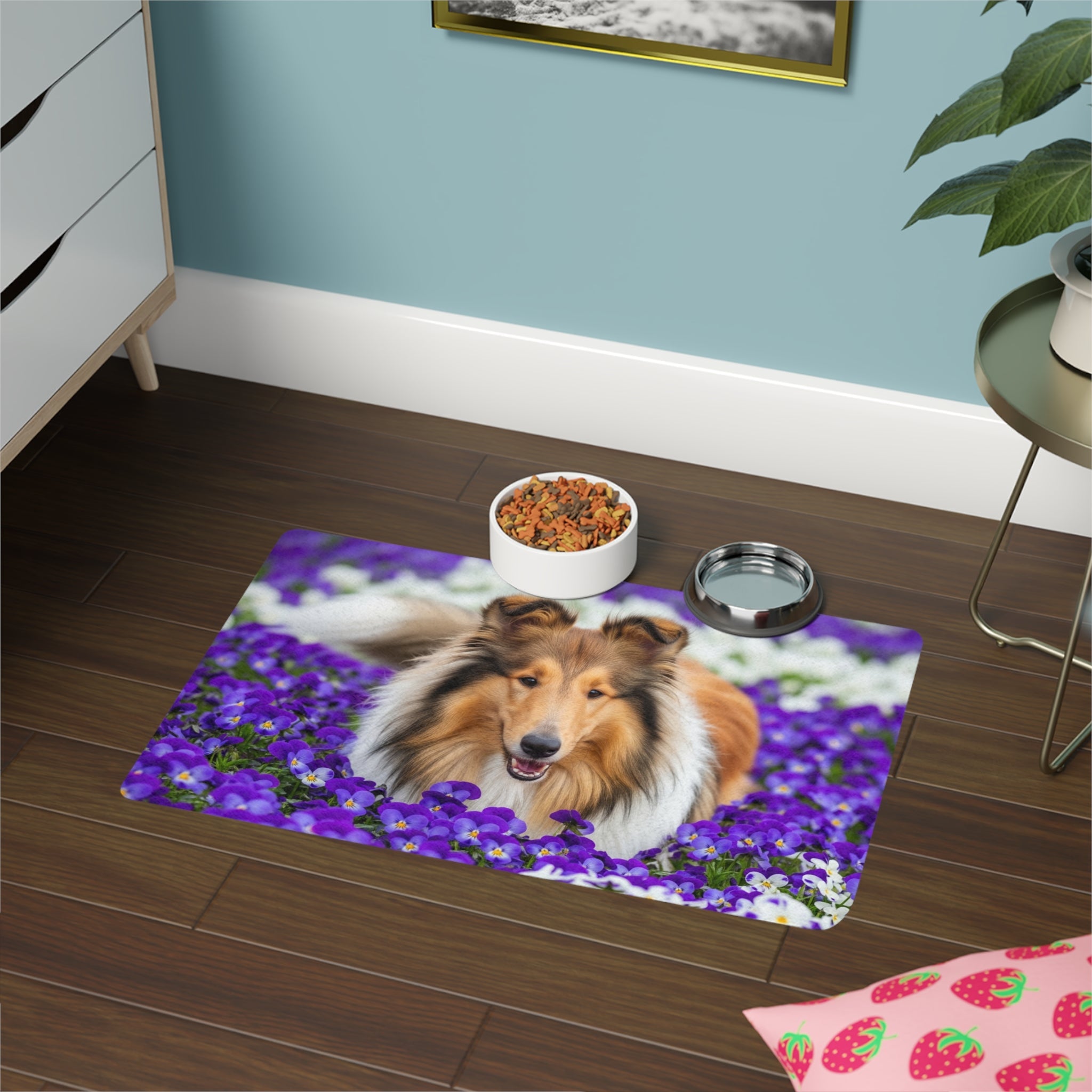 Non-Slip Pet Food Mat – Waterproof Feeding Mat for Dogs