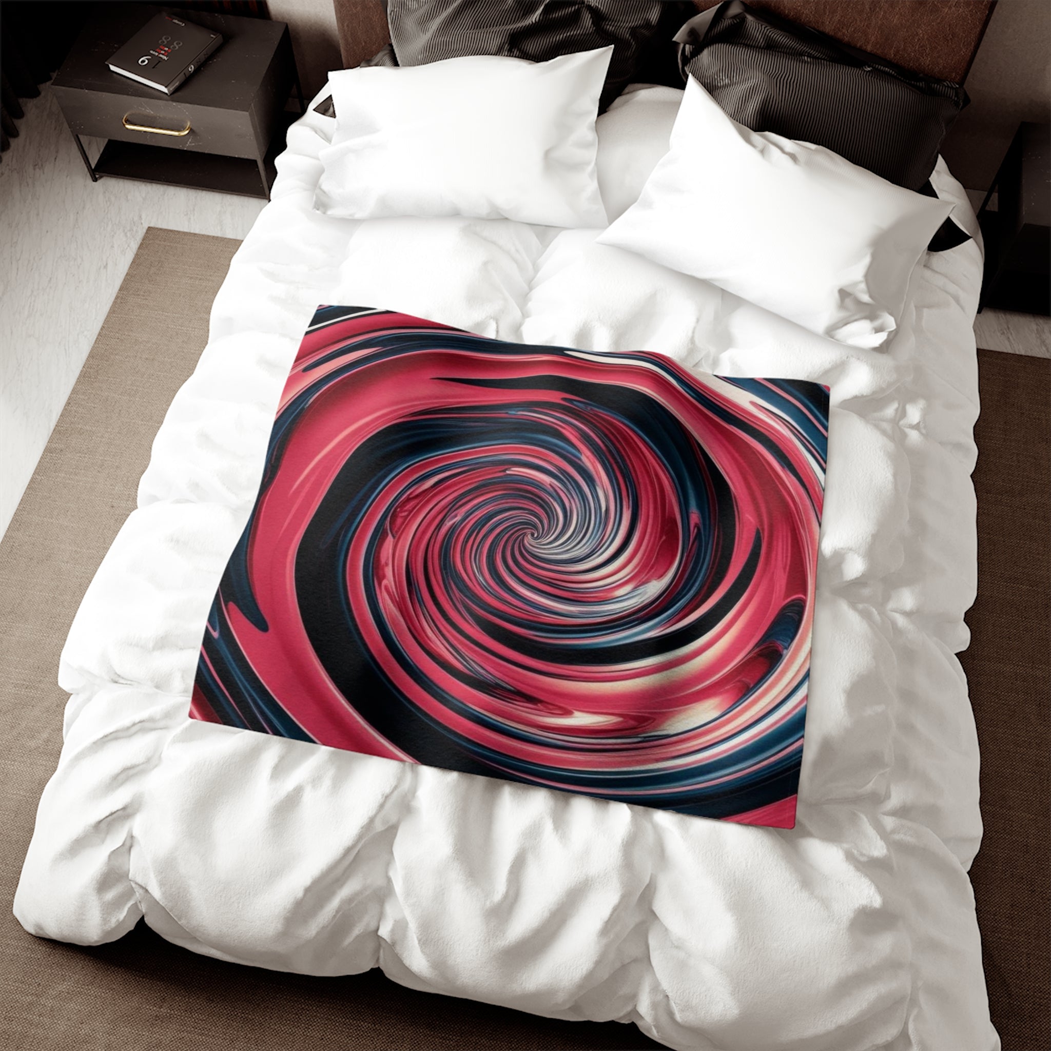 Sweatshirt Blanket – Plush Fleece Throw, 2 Size Options