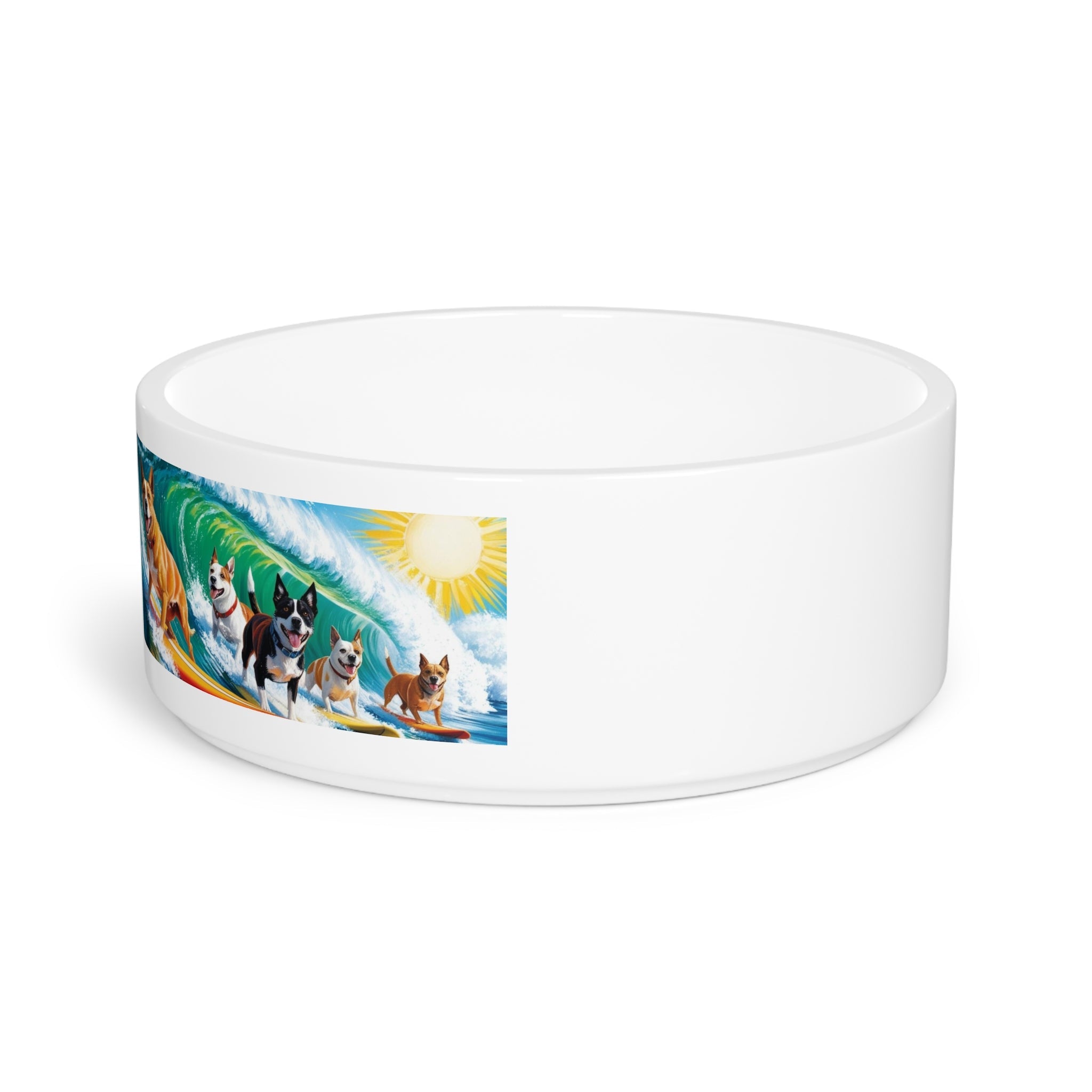 Ceramic Pet Bowl – 16 oz Dog Feeding Bowl