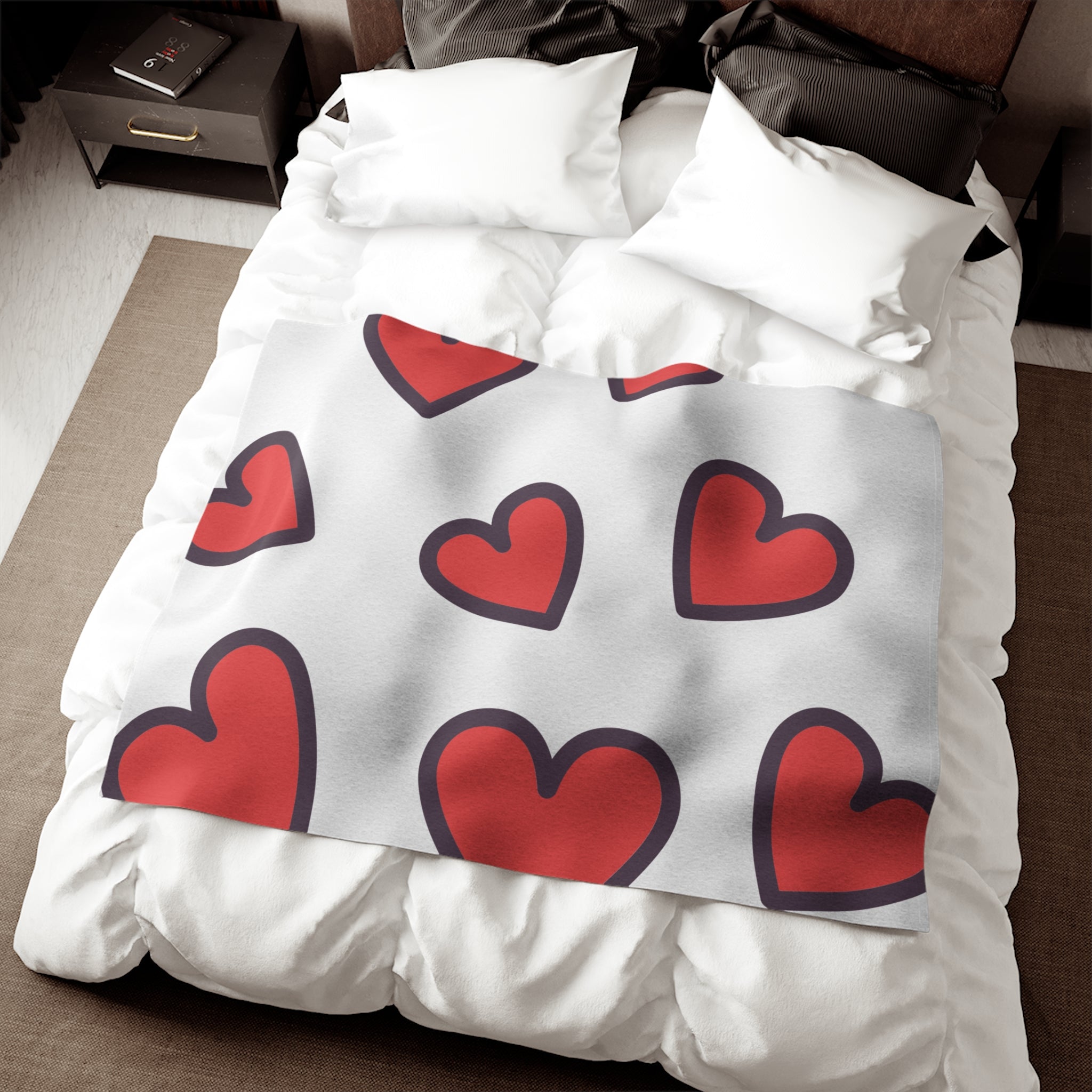 Sweatshirt Blanket – Plush Fleece Throw, 2 Size Options