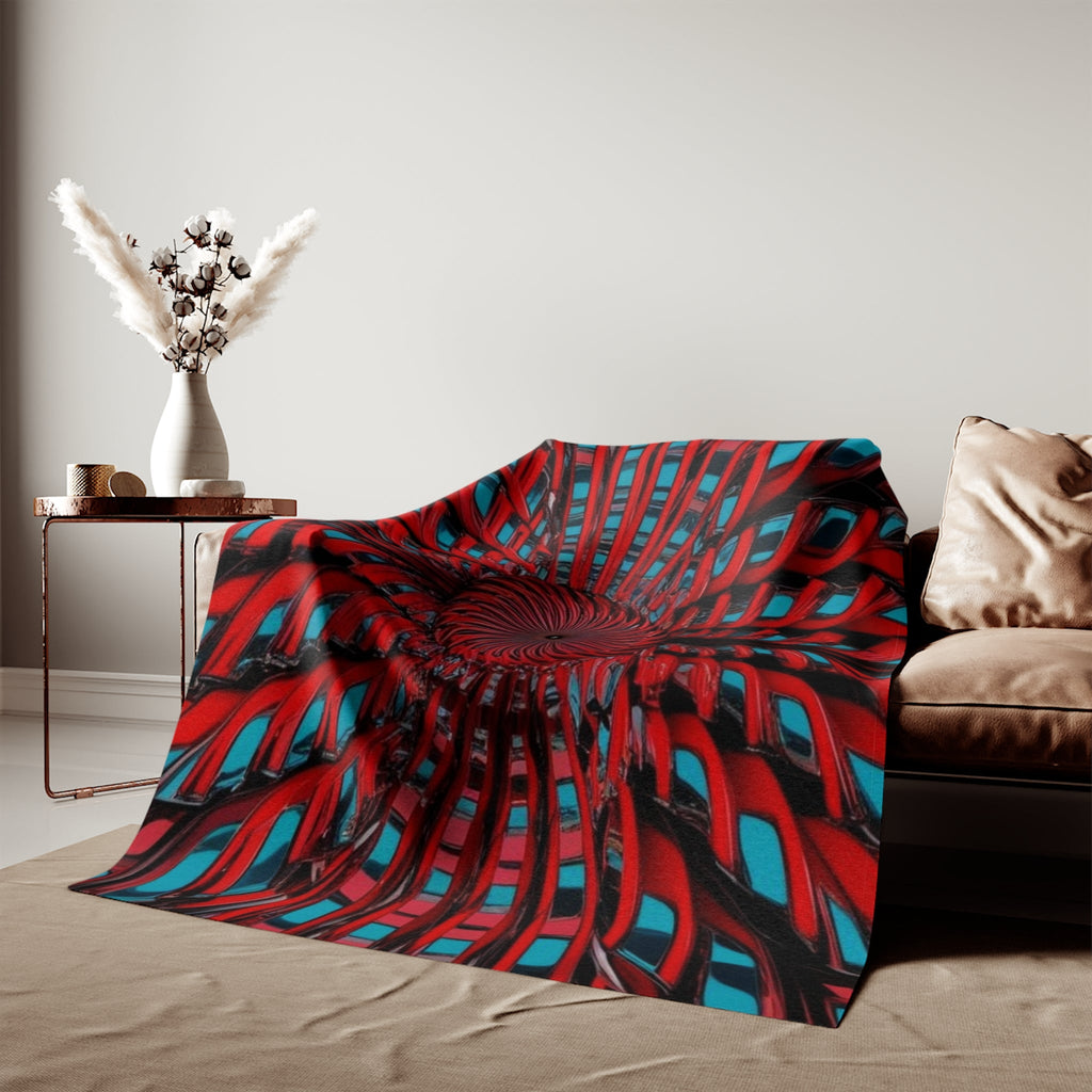 Sweatshirt Blanket – Plush Fleece Throw, 2 Size Options