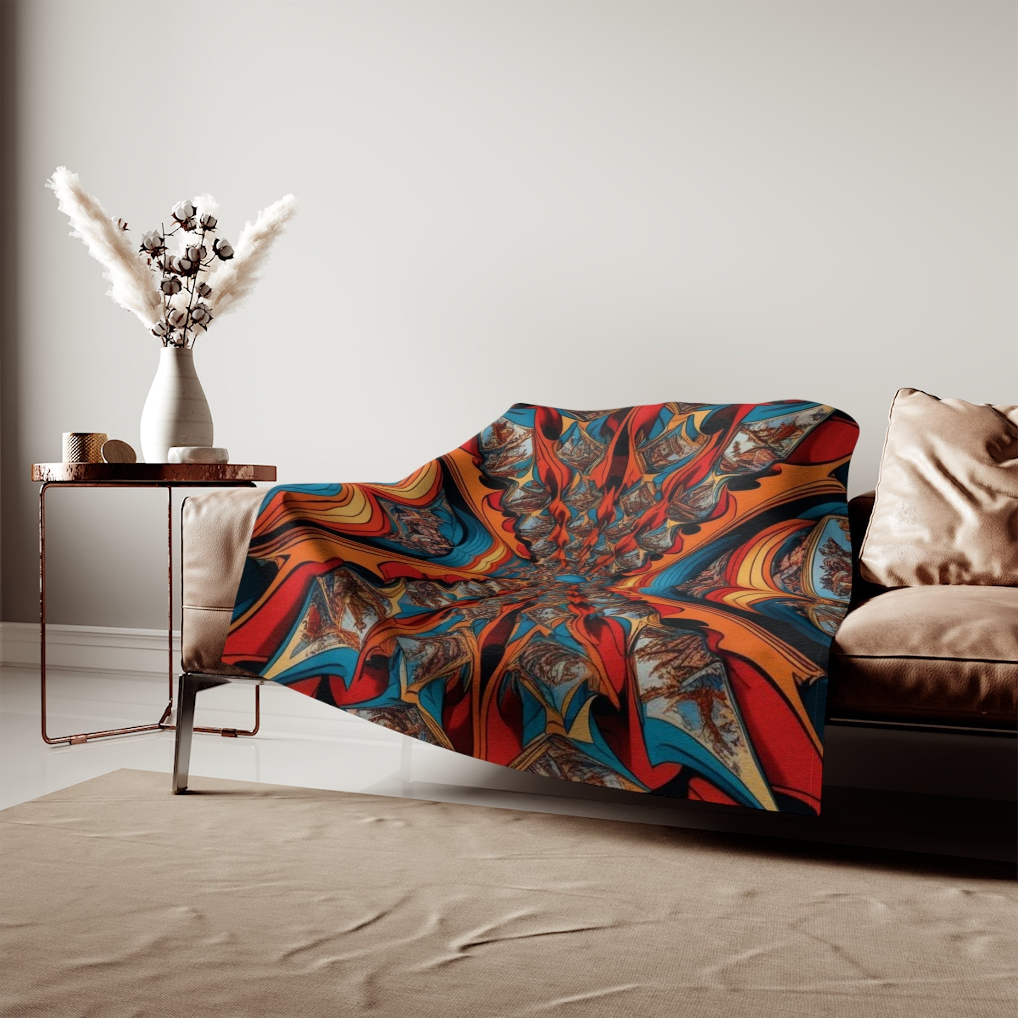 Sweatshirt Blanket – Plush Fleece Throw, 2 Size Options