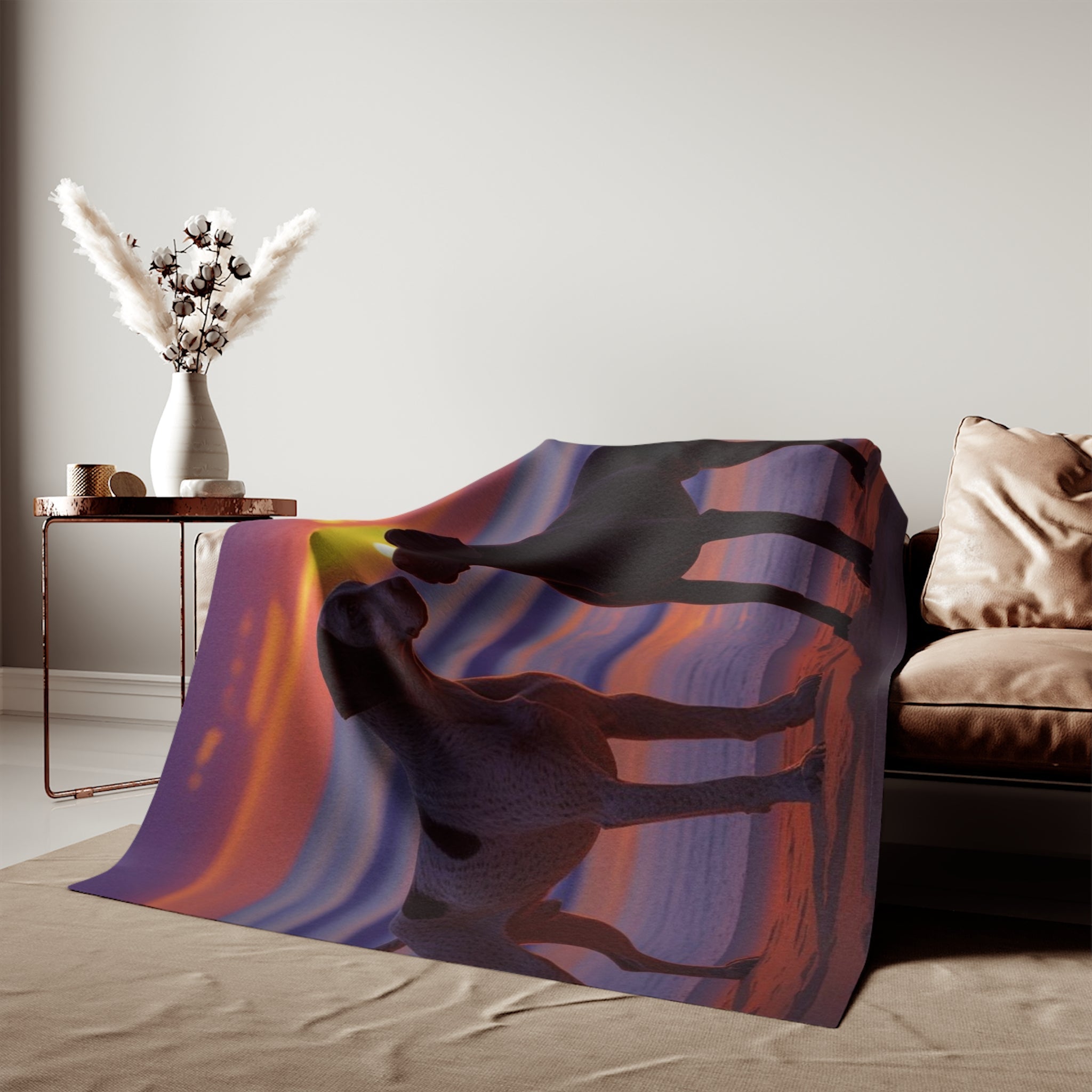 Sweatshirt Blanket – Plush Fleece Throw, 2 Size Options