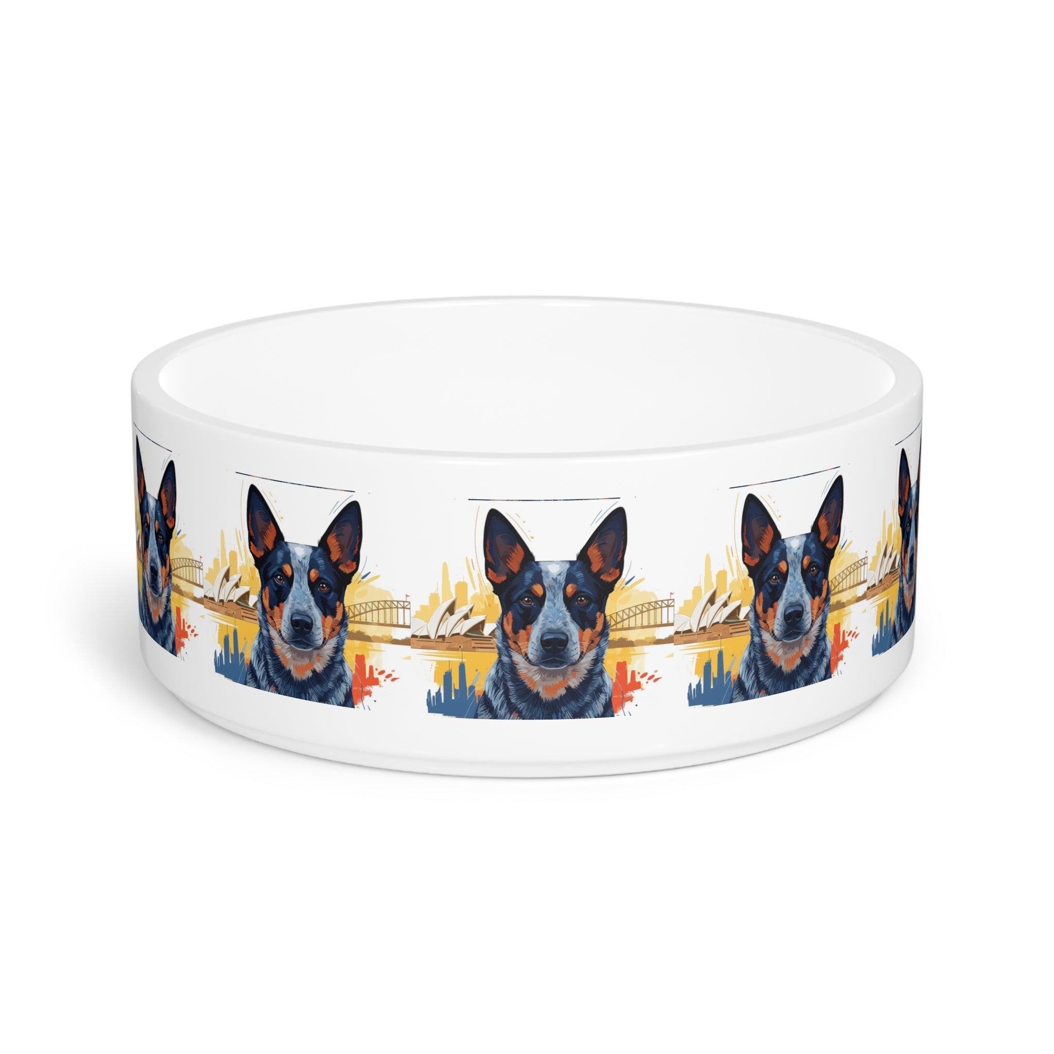Ceramic Pet Bowl – 16 oz Dog Feeding Bowl