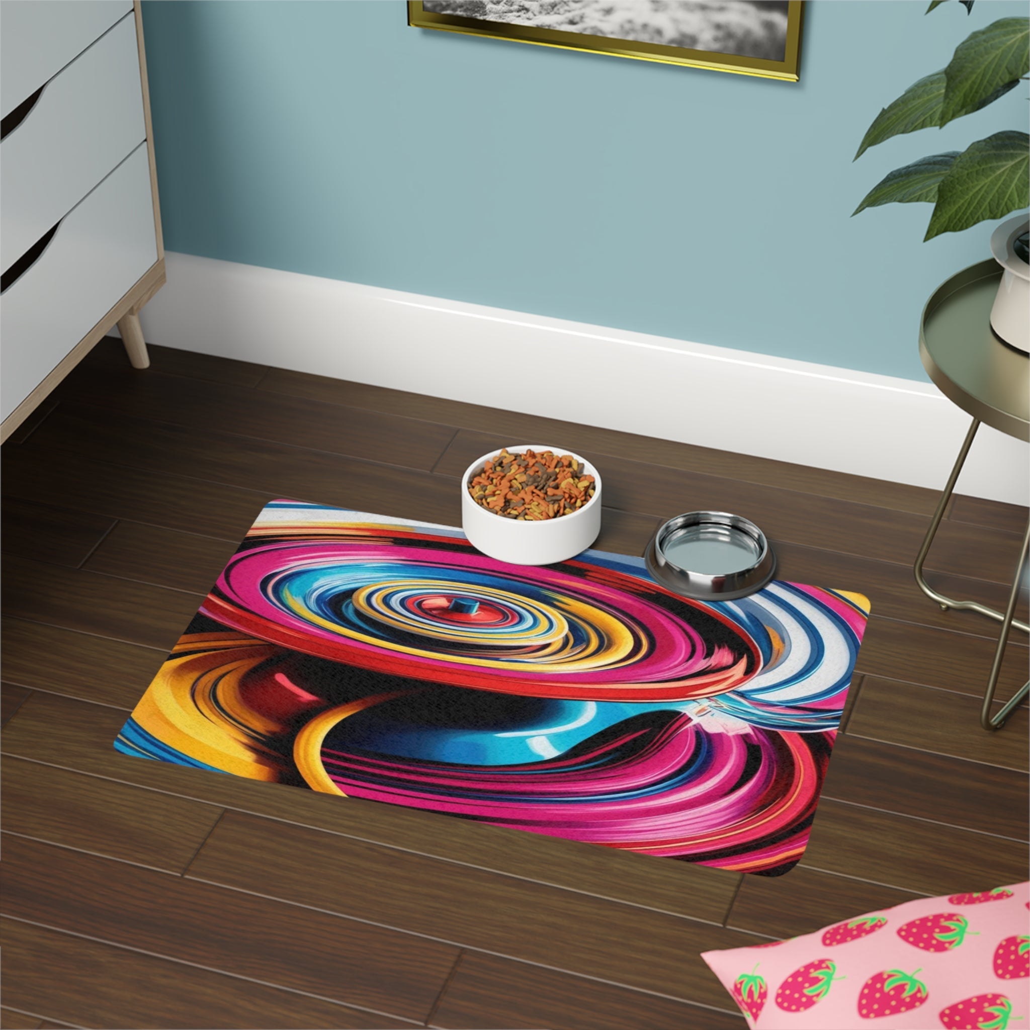 Non-Slip Pet Food Mat – Waterproof Feeding Mat for Dogs