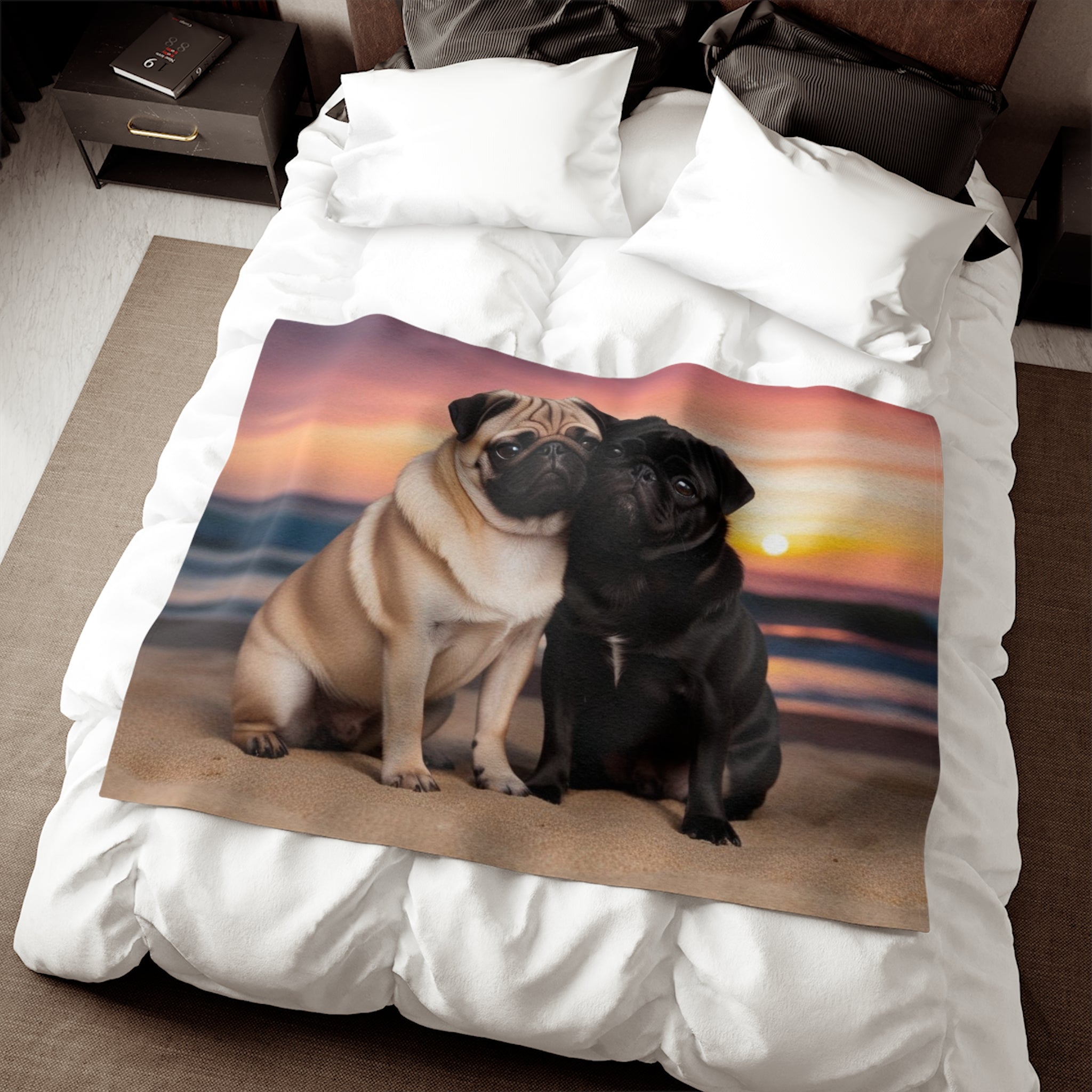 Sweatshirt Blanket – Plush Fleece Throw, 2 Size Options