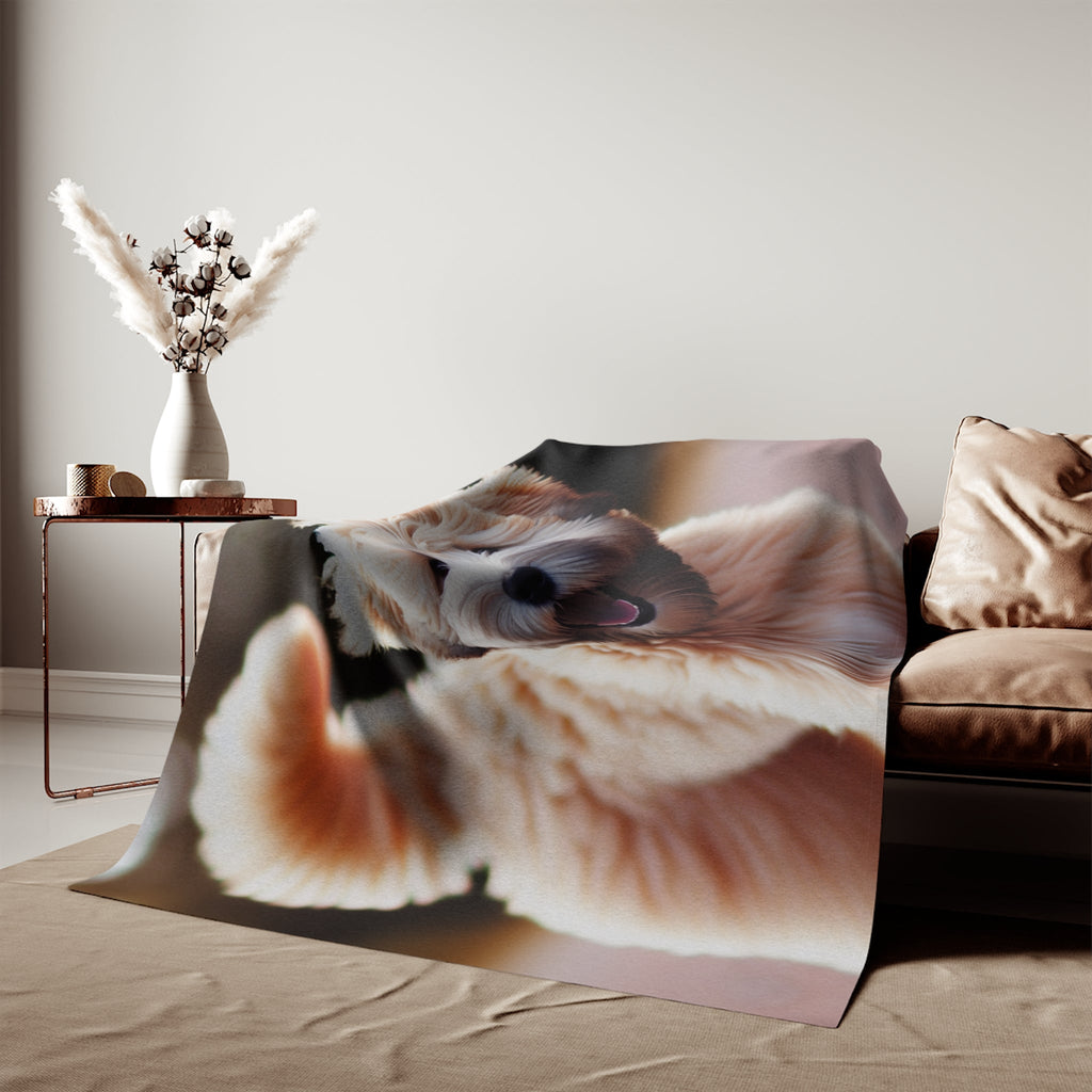 Sweatshirt Blanket – Plush Fleece Throw, 2 Size Options