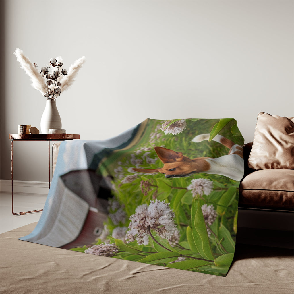 Sweatshirt Blanket – Plush Fleece Throw, 2 Size Options