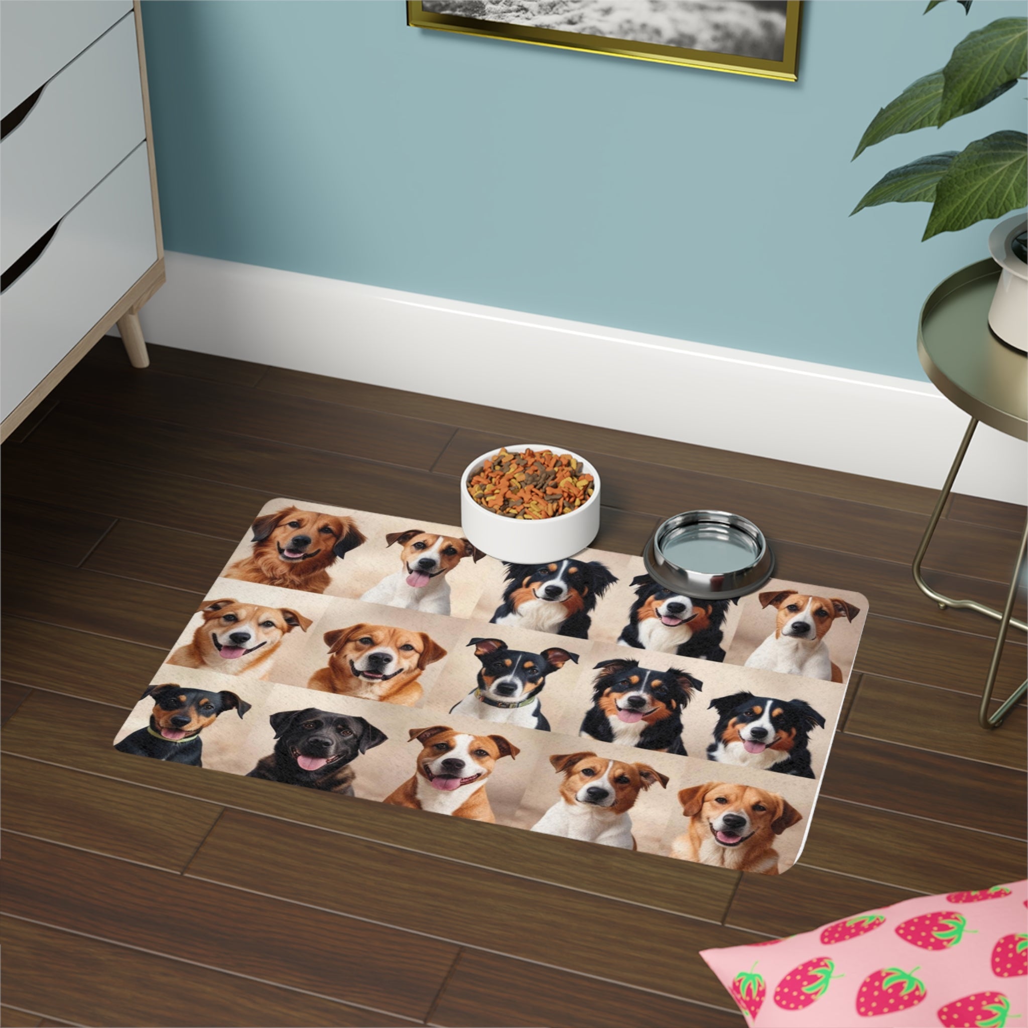 Non-Slip Pet Food Mat – Waterproof Feeding Mat for Dogs