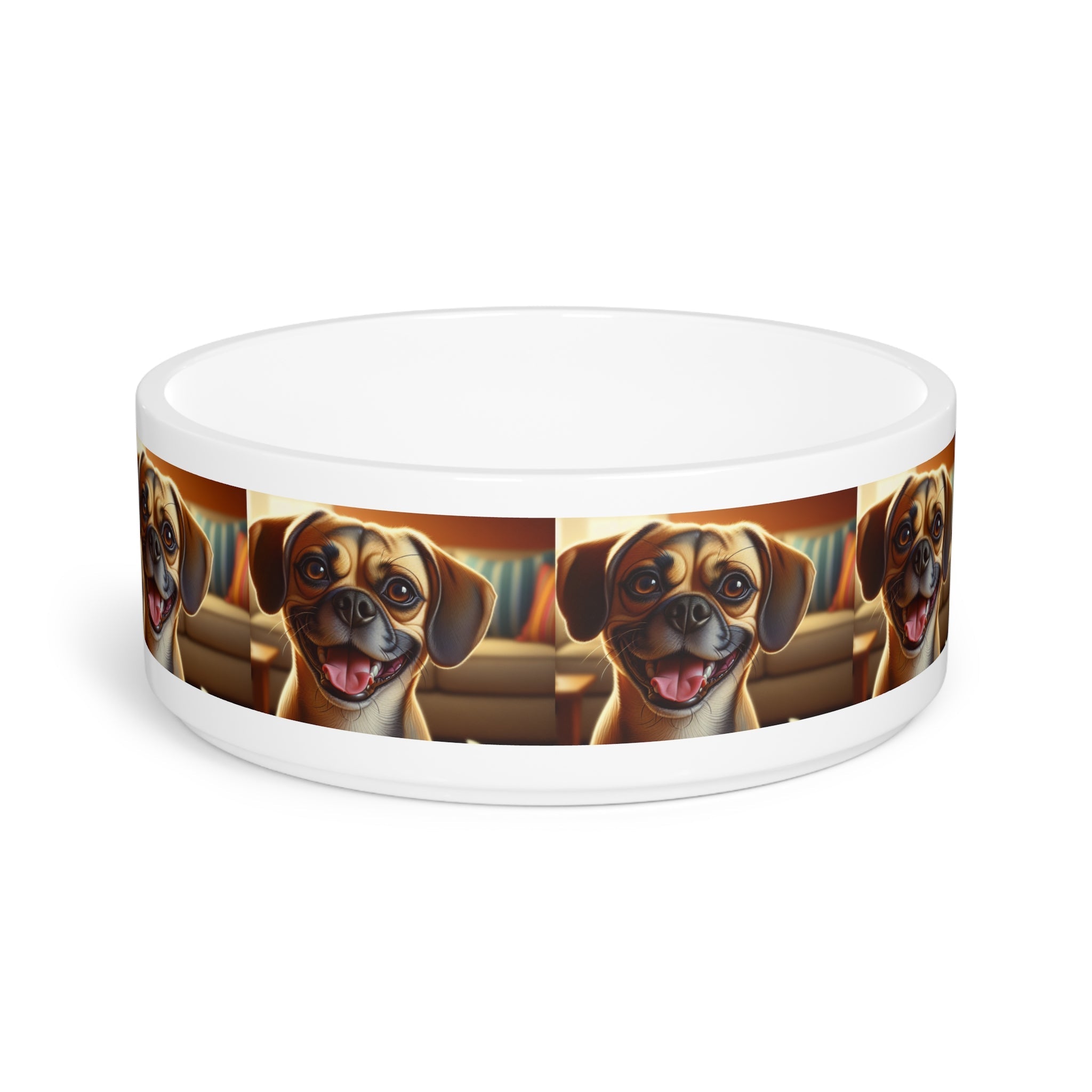Ceramic Pet Bowl – 16 oz Dog Feeding Bowl