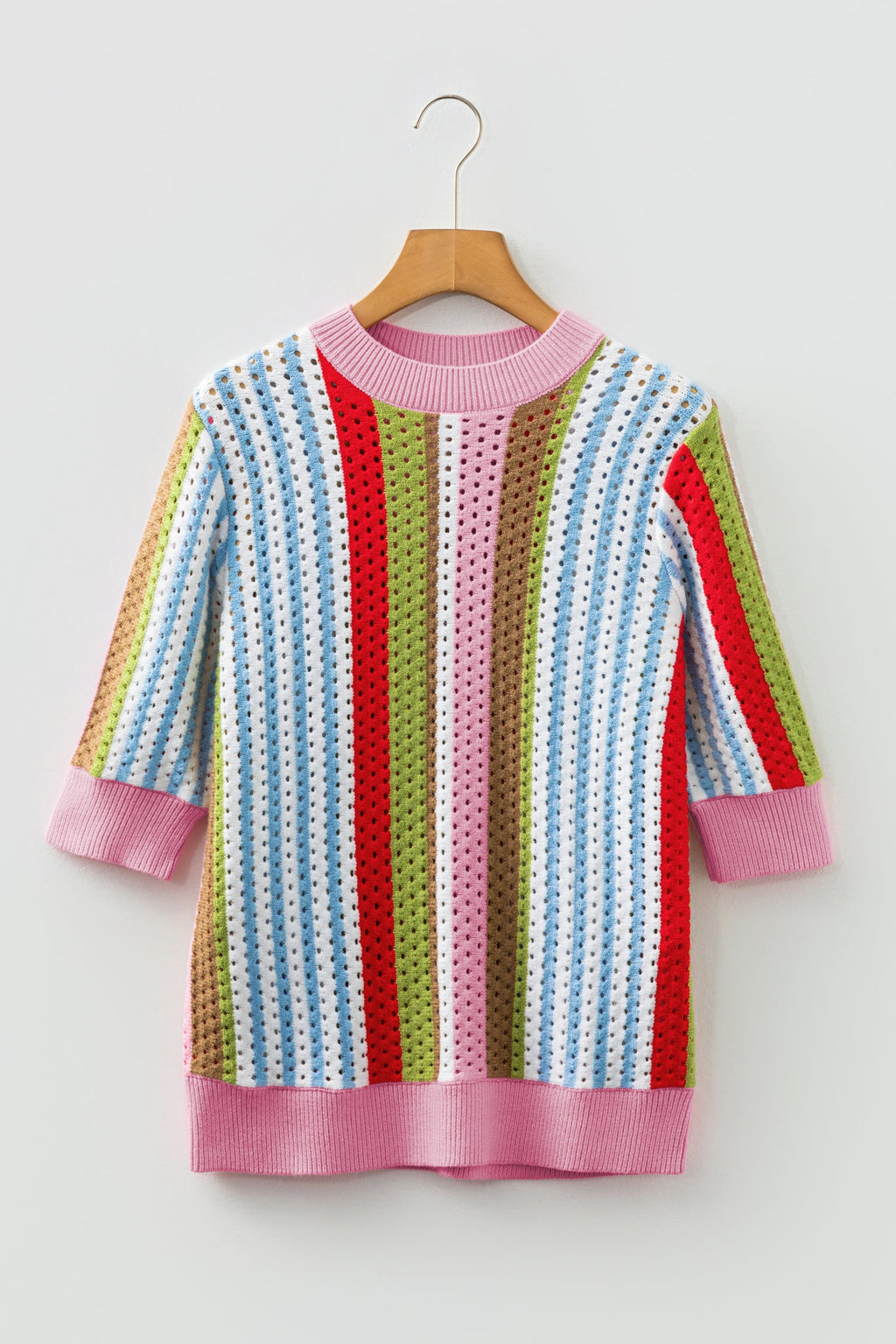Alora Knit Short Sleeve Sweater