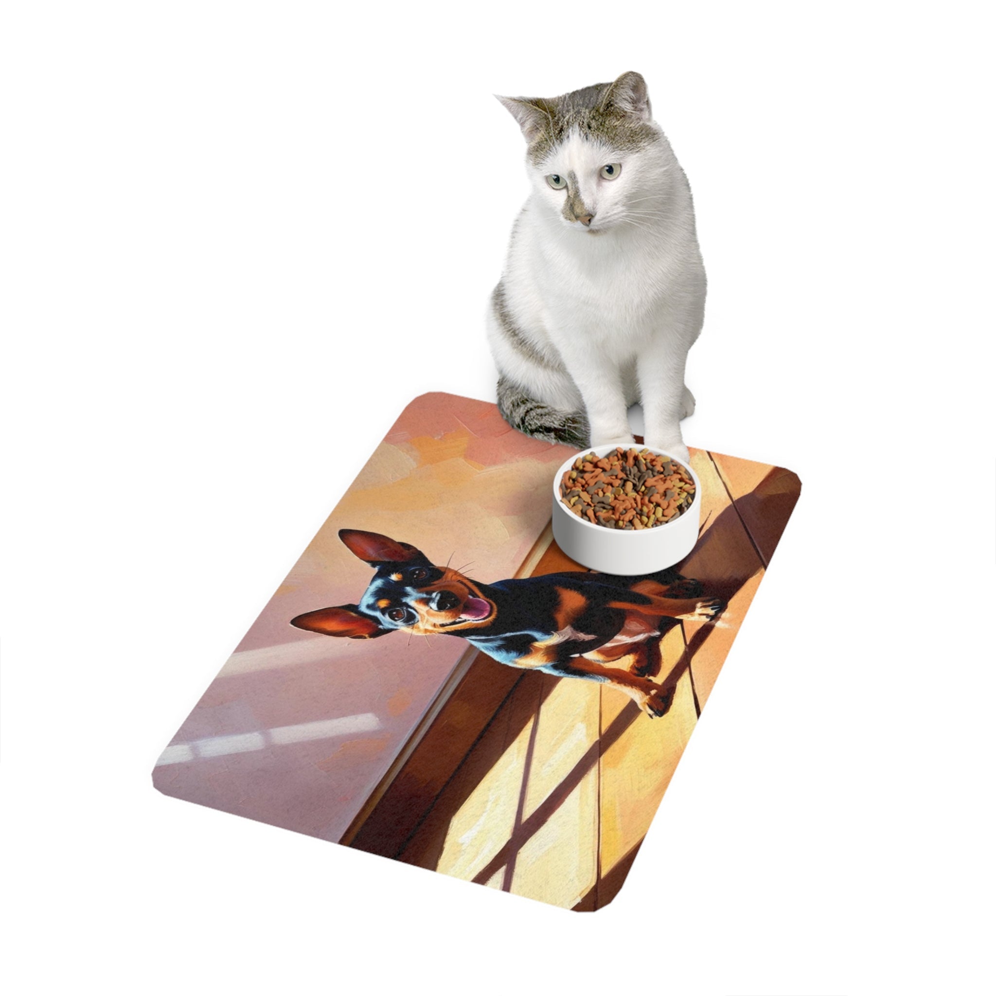 Non-Slip Pet Food Mat – Waterproof Feeding Mat for Dogs