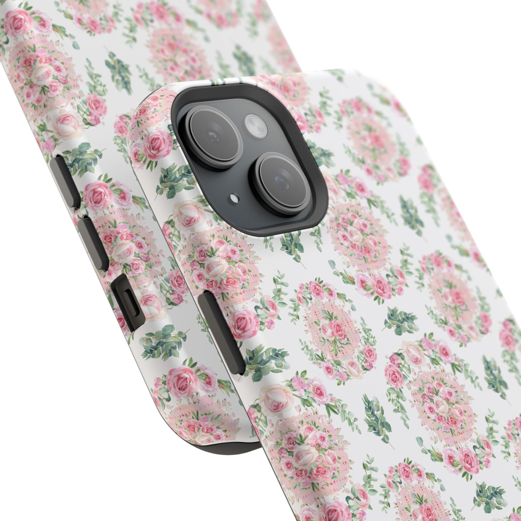 Customizable: Floral Impact-Resistant Phone Case