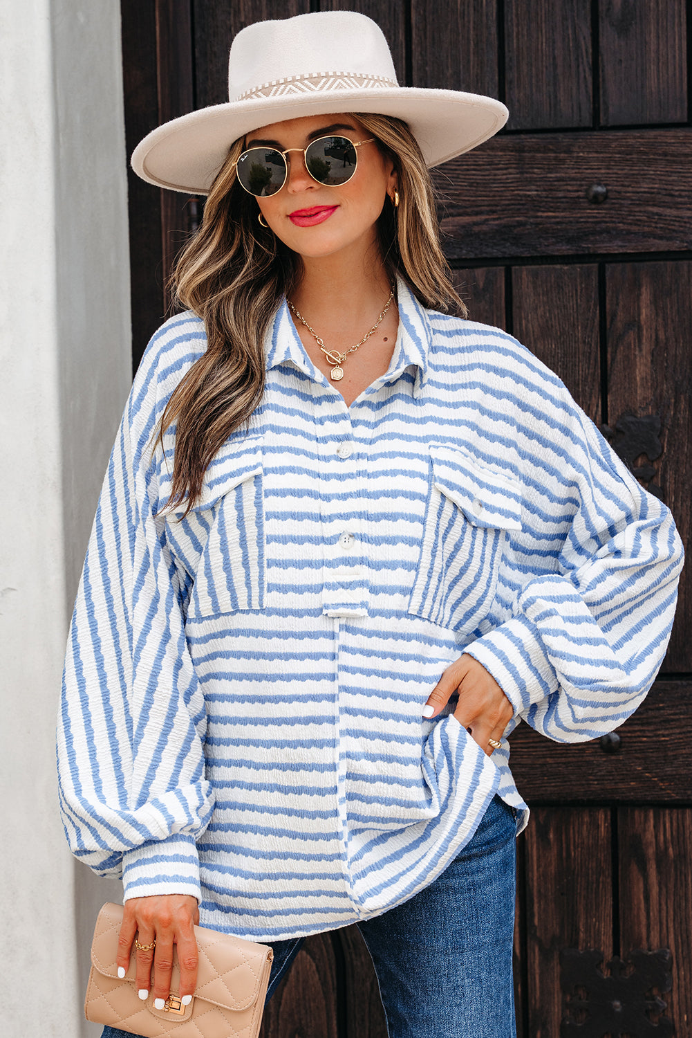 Emma Chest Loose Fit Blouse