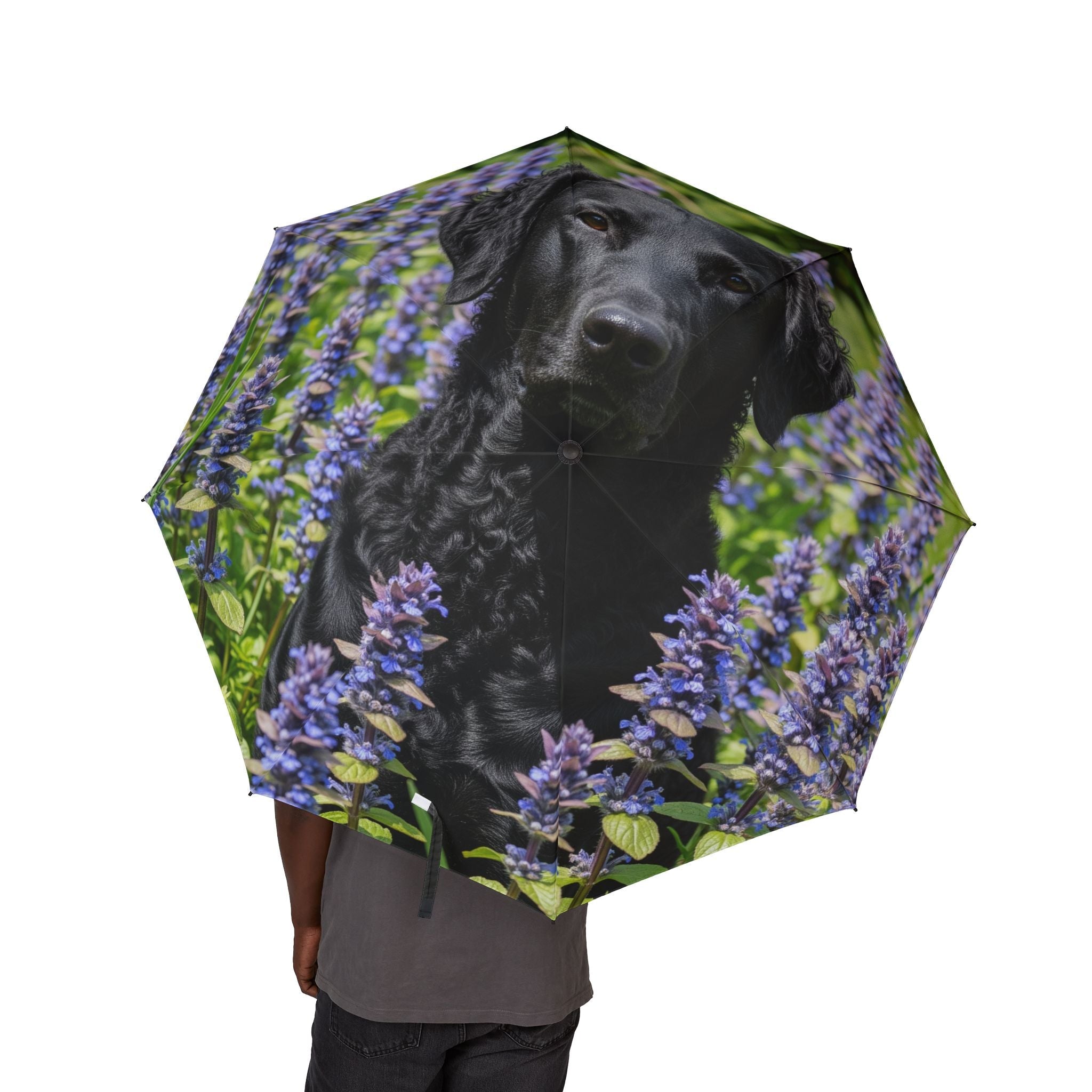 48" Semi-Automatic Umbrella – Windproof Large Travel Rain Umbrella