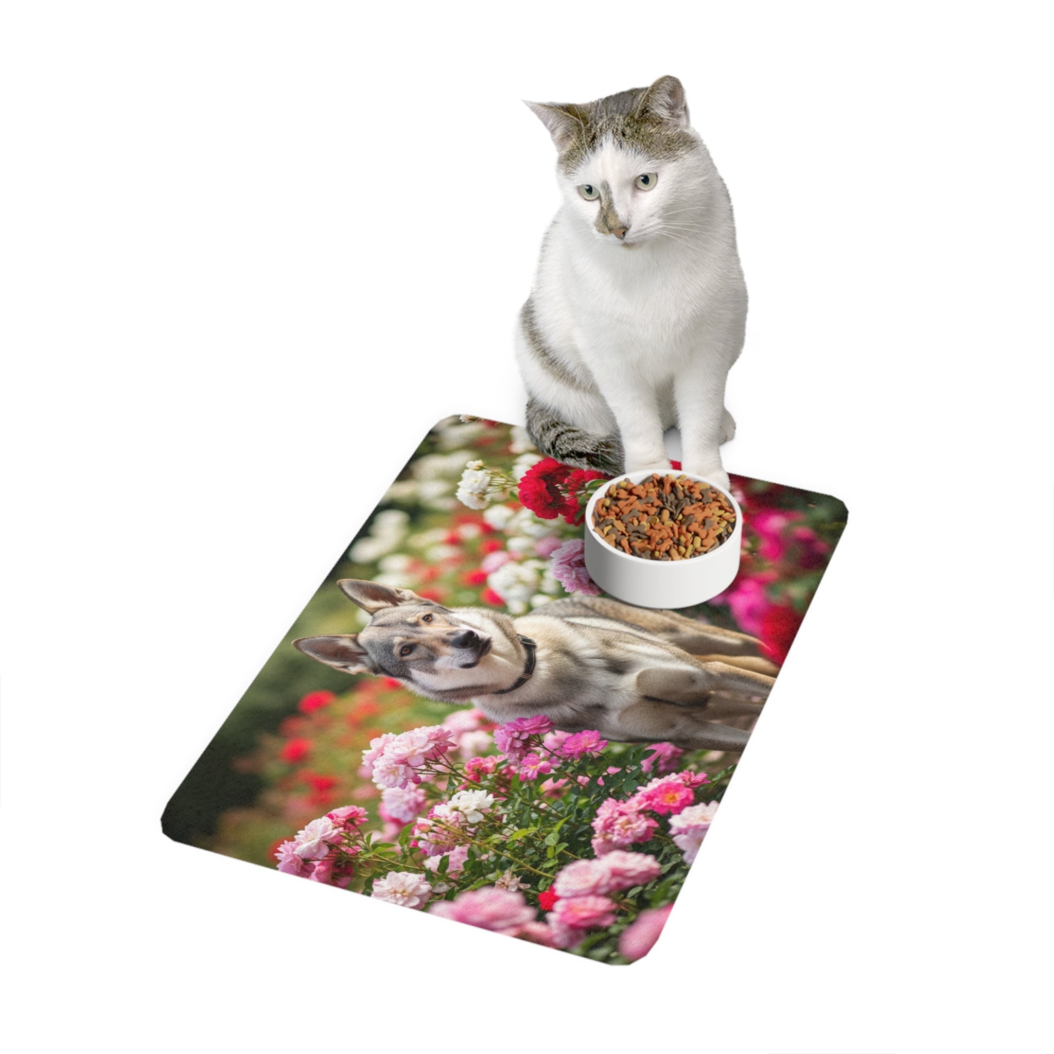 Non-Slip Pet Food Mat – Waterproof Feeding Mat for Dogs