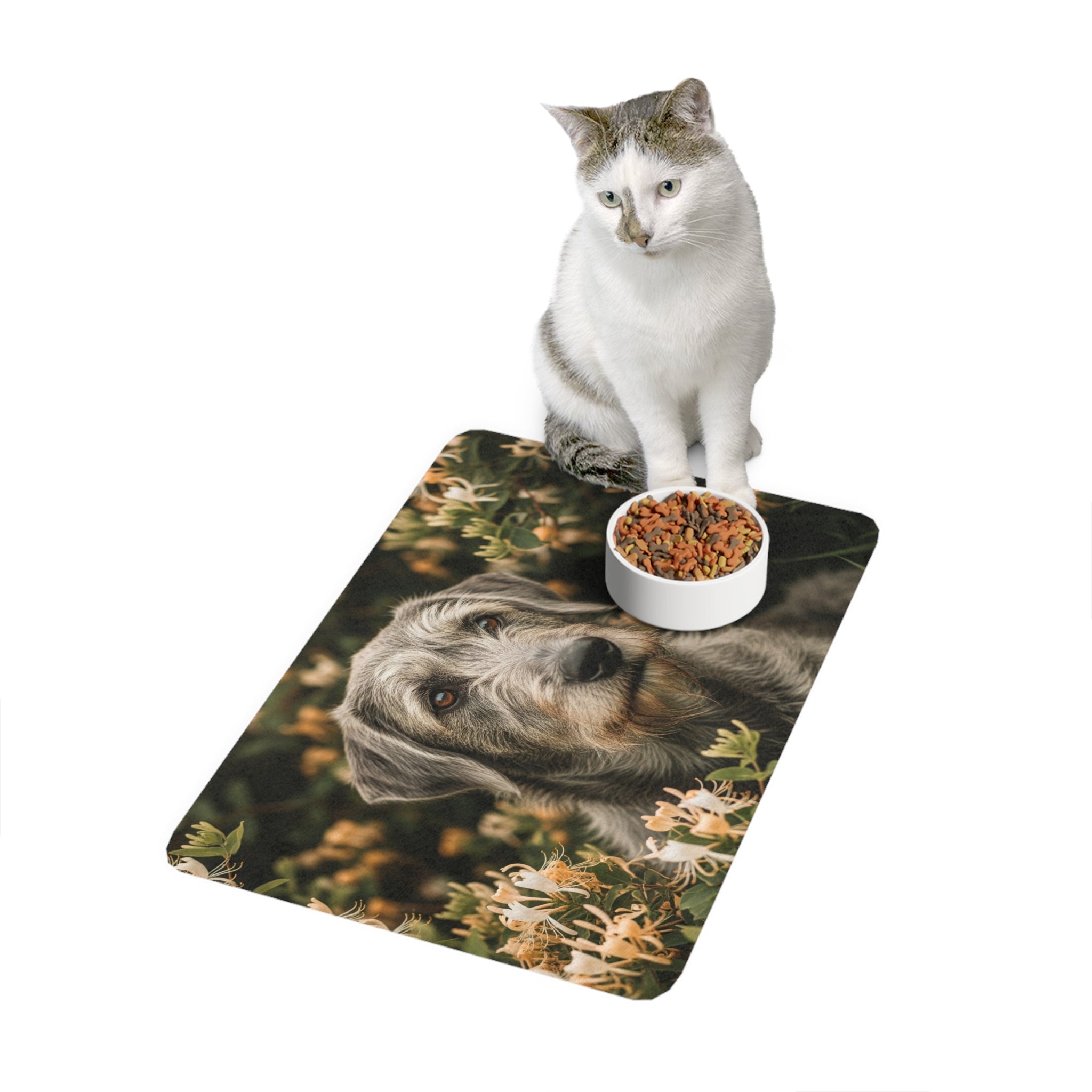 Non-Slip Pet Food Mat – Waterproof Feeding Mat for Dogs