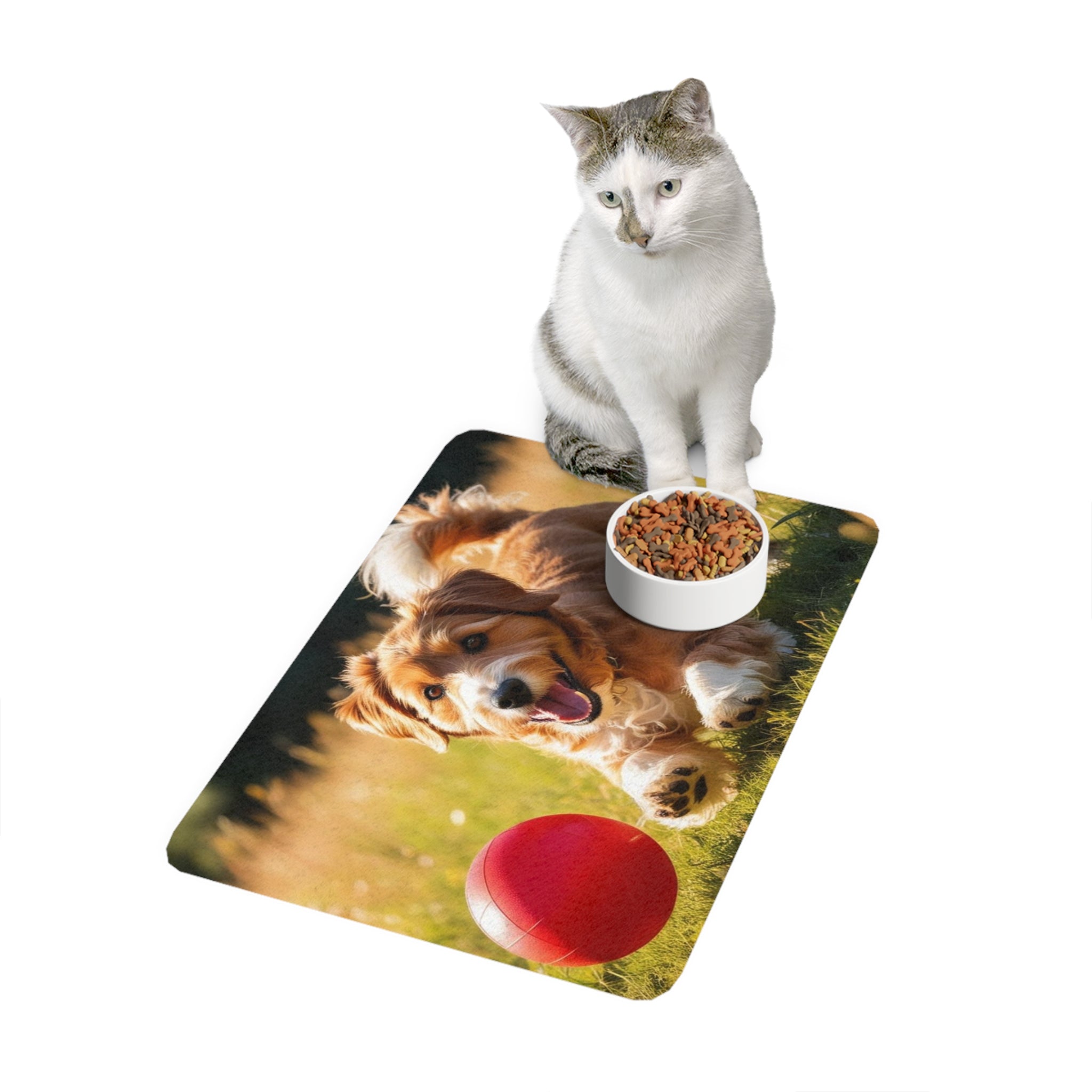 Non-Slip Pet Food Mat – Waterproof Feeding Mat for Dogs