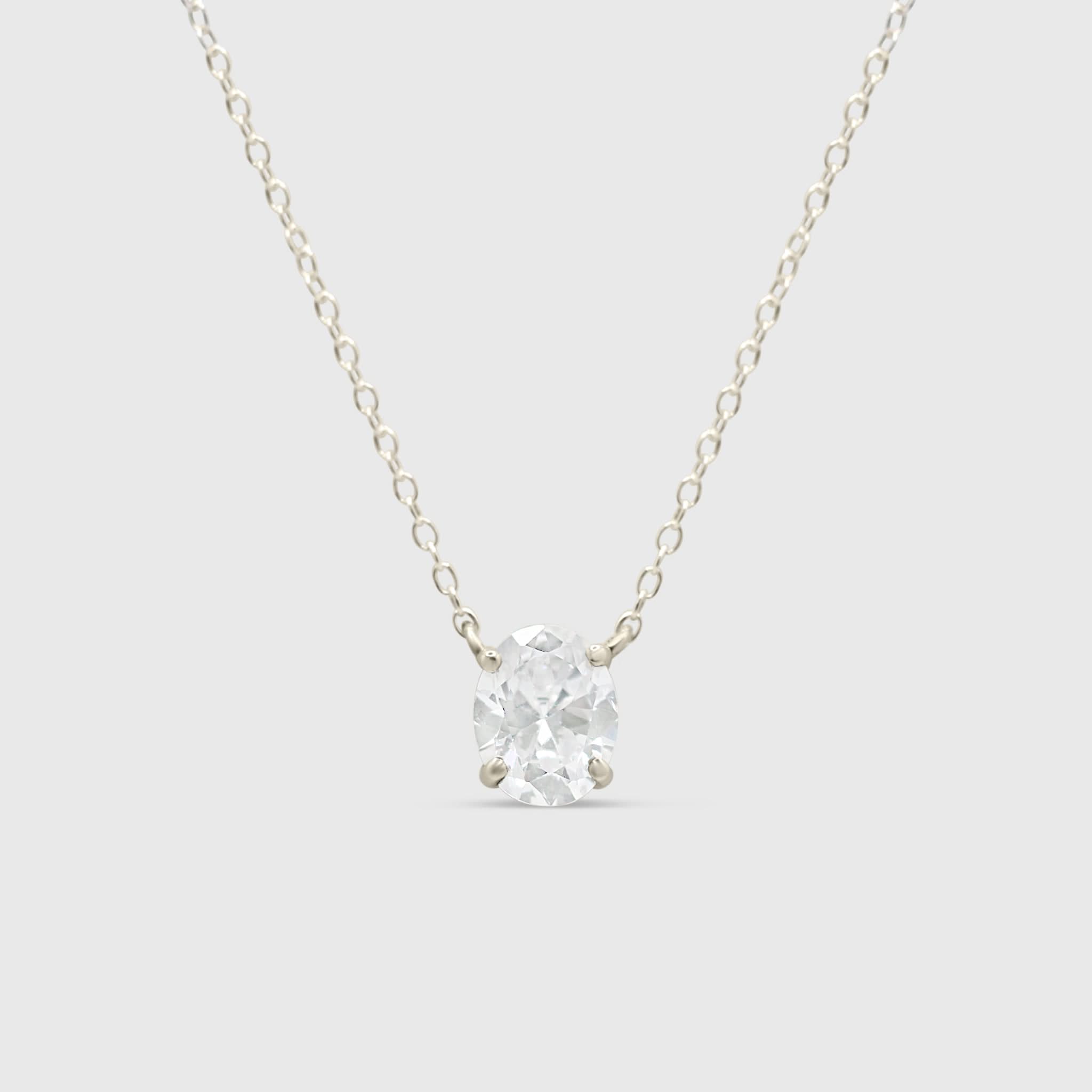 "Zara" Necklace - Moissanite Collection