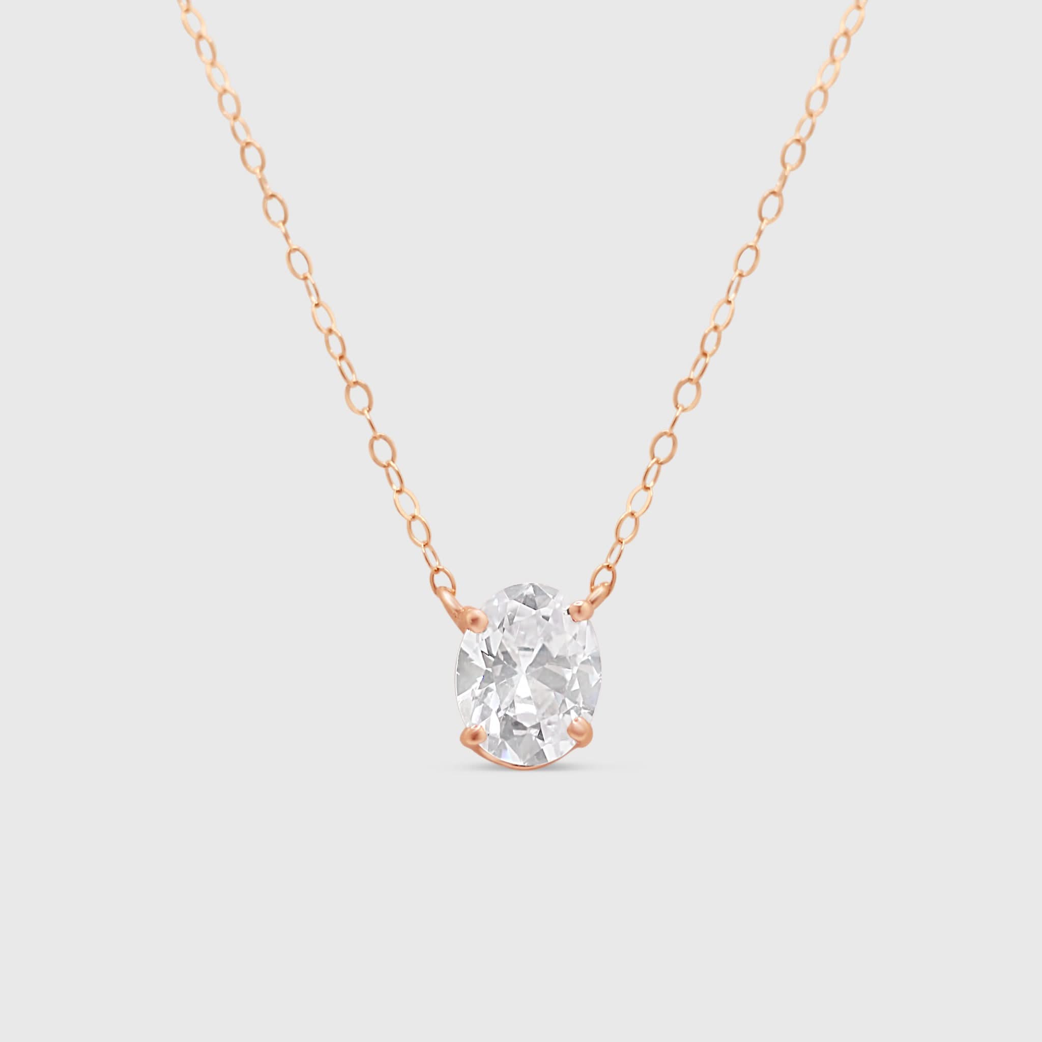 "Zara" Necklace - Moissanite Collection