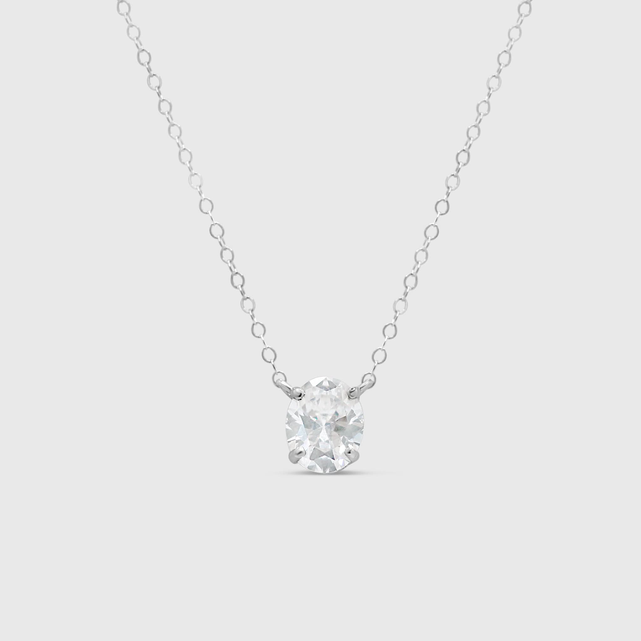"Zara" Necklace - Moissanite Collection