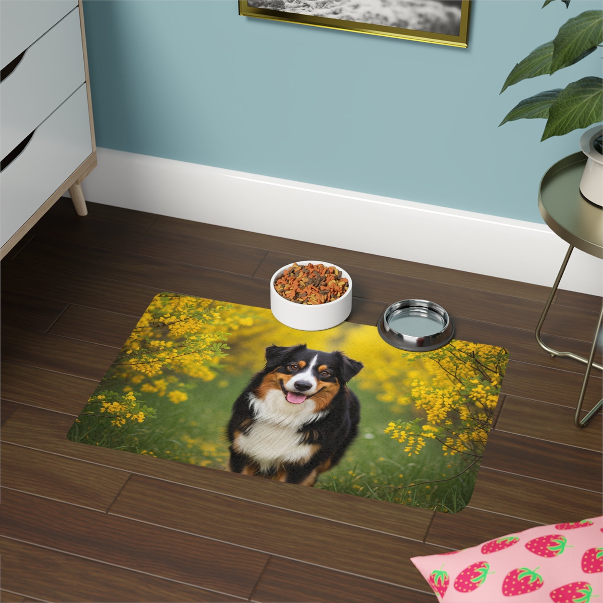 Non-Slip Pet Food Mat – Waterproof Feeding Mat for Dogs