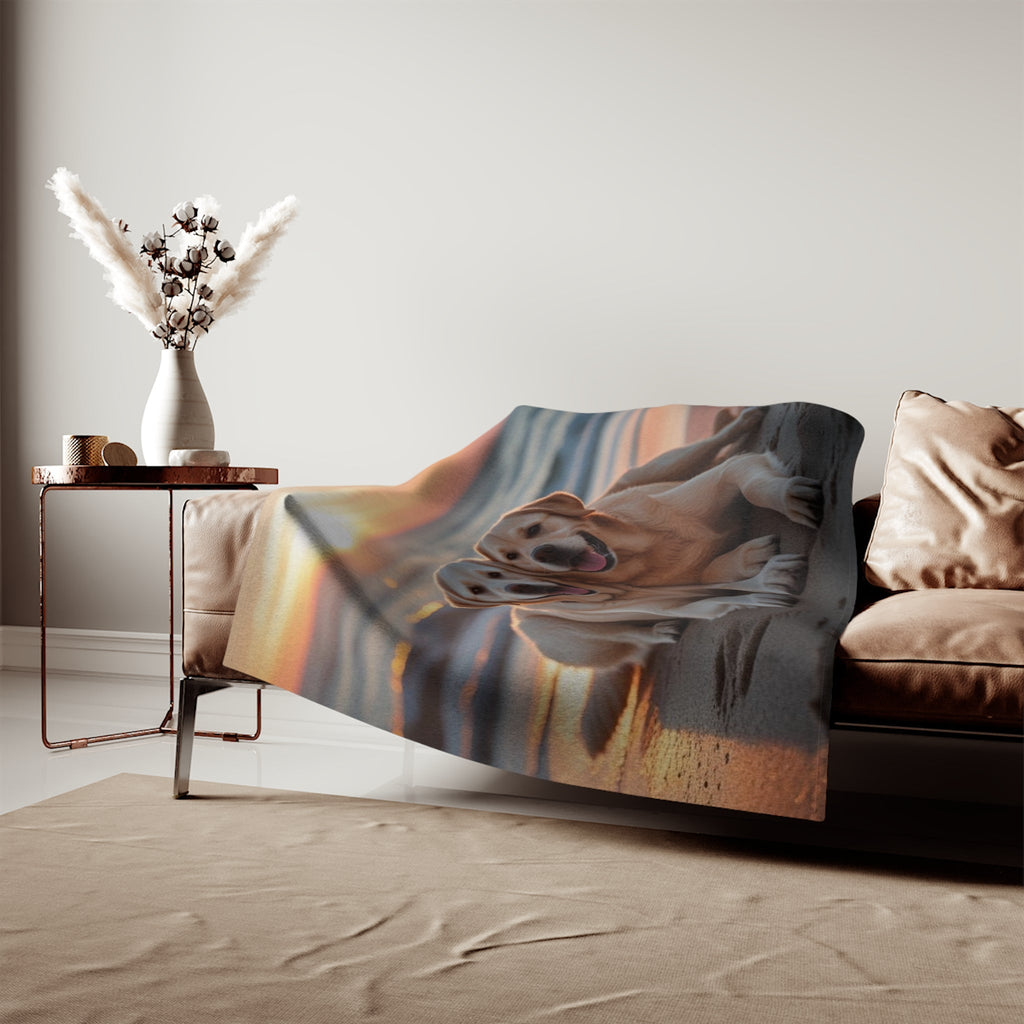 Sweatshirt Blanket – Plush Fleece Throw, 2 Size Options