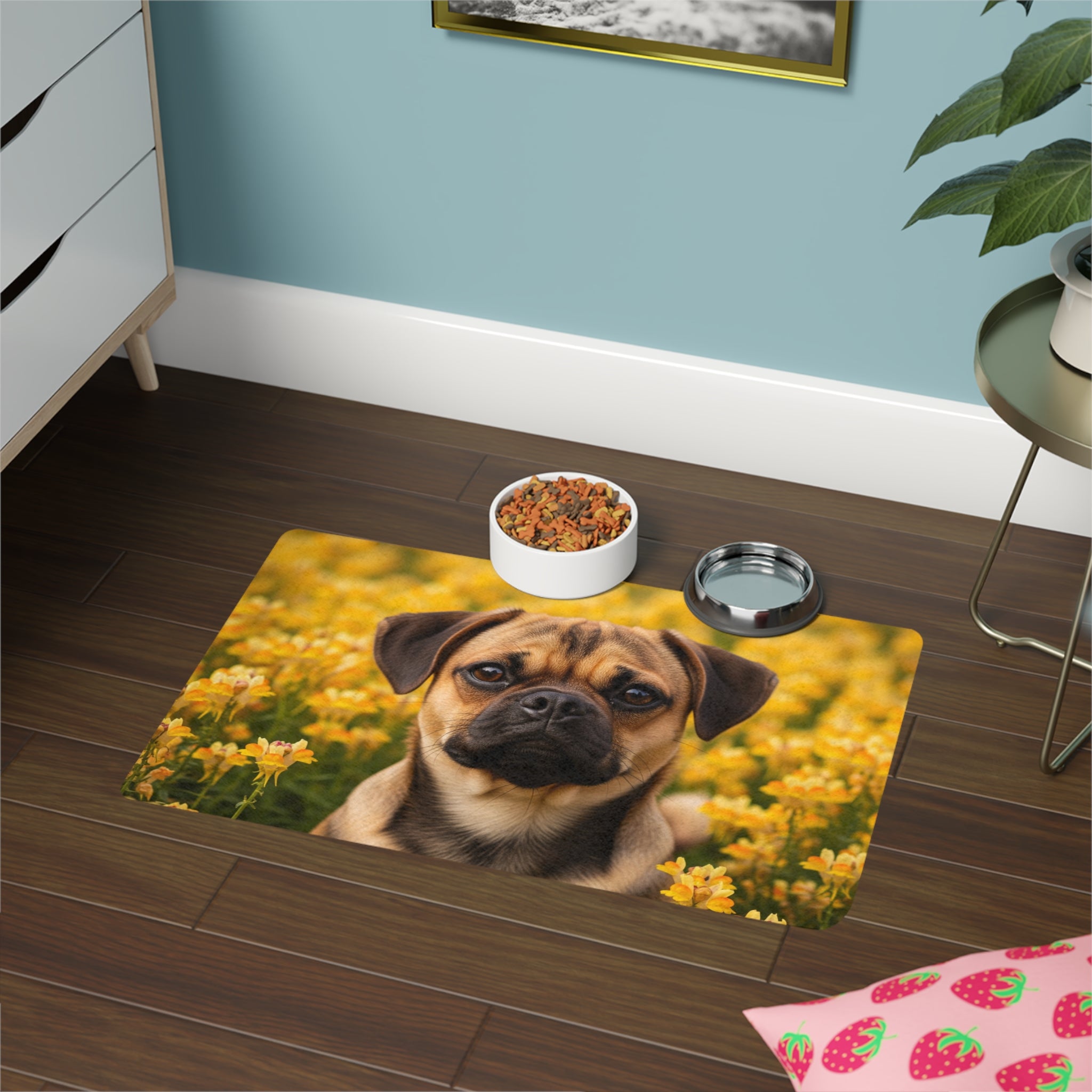 Non-Slip Pet Food Mat – Waterproof Feeding Mat for Dogs