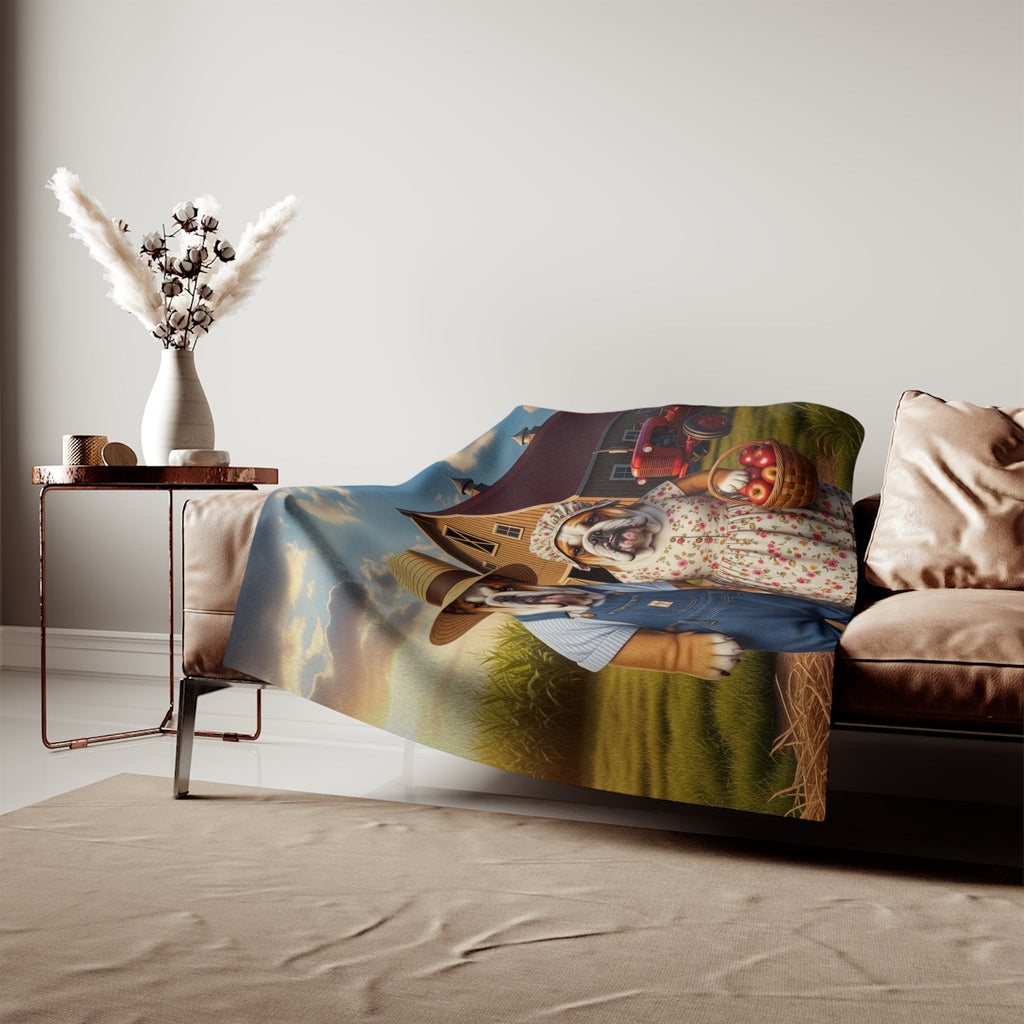 Sweatshirt Blanket – Plush Fleece Throw, 2 Size Options