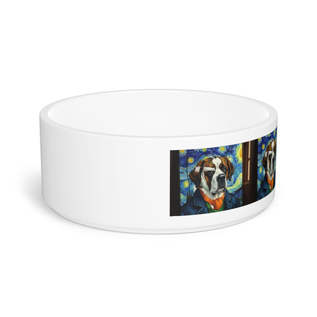 Ceramic Pet Bowl – 16 oz Dog Feeding Bowl
