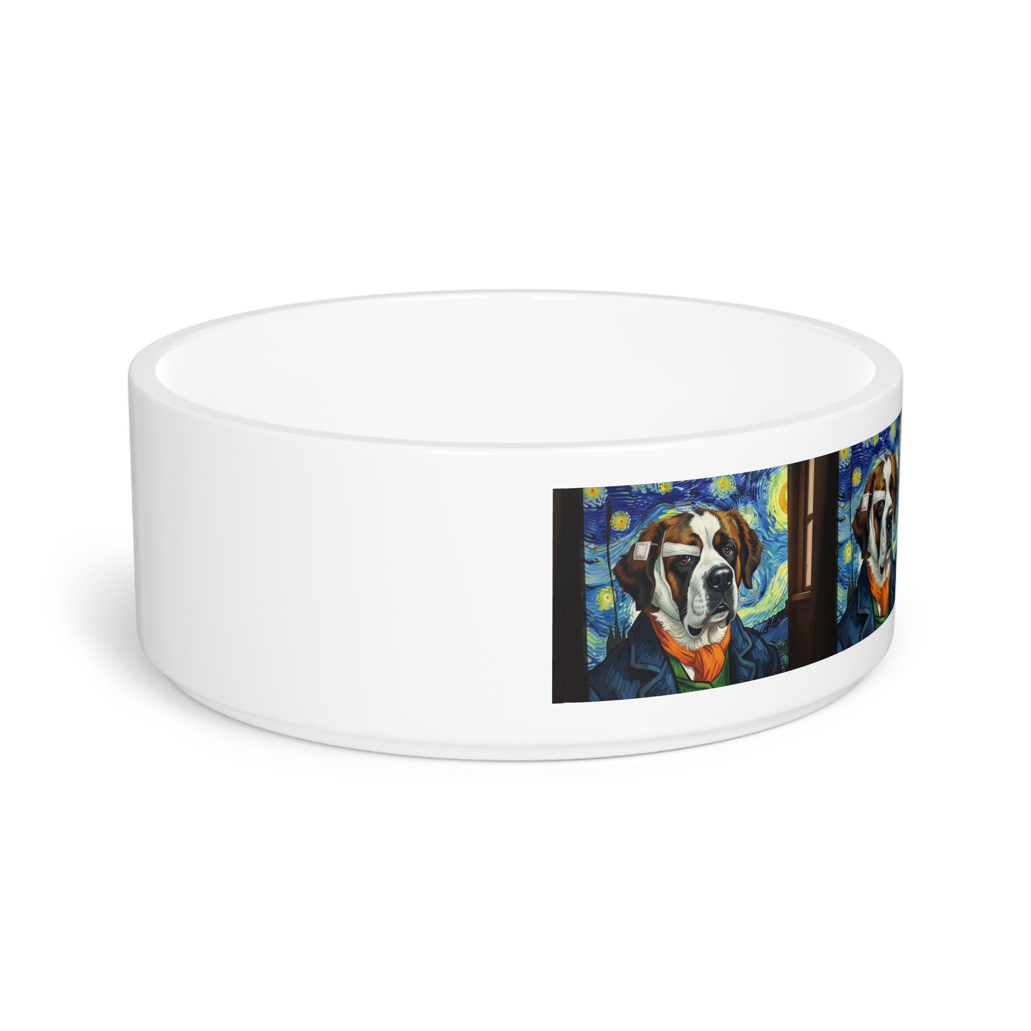 Ceramic Pet Bowl – 16 oz Dog Feeding Bowl