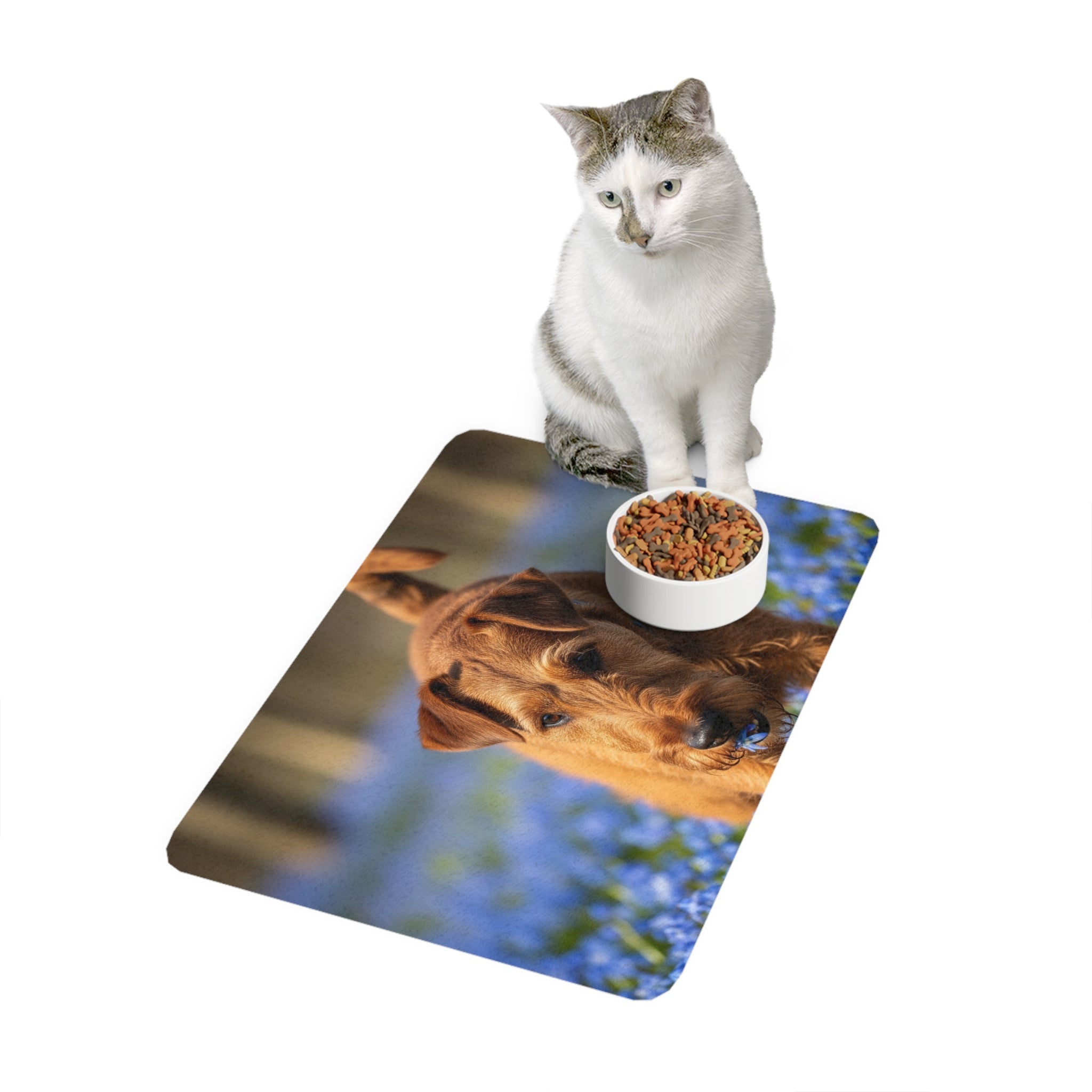 Non-Slip Pet Food Mat – Waterproof Feeding Mat for Dogs