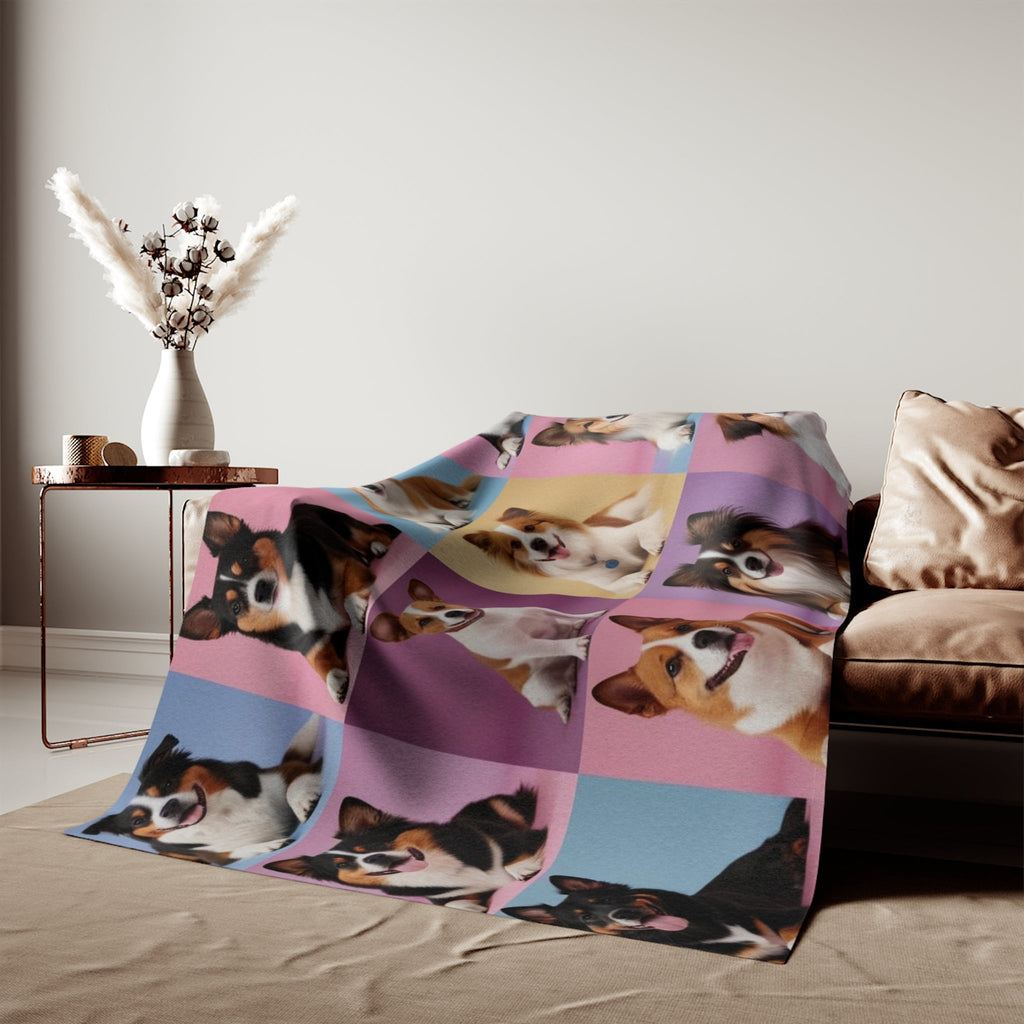 Sweatshirt Blanket – Plush Fleece Throw, 2 Size Options