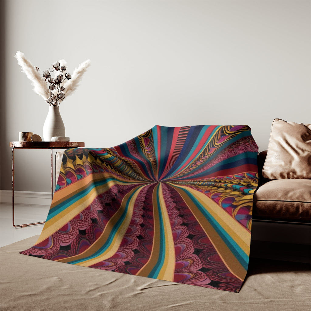 Sweatshirt Blanket – Plush Fleece Throw, 2 Size Options