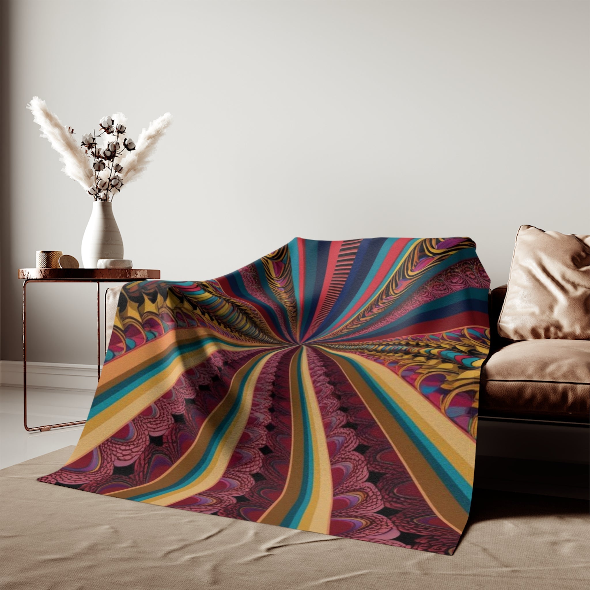 Sweatshirt Blanket – Plush Fleece Throw, 2 Size Options