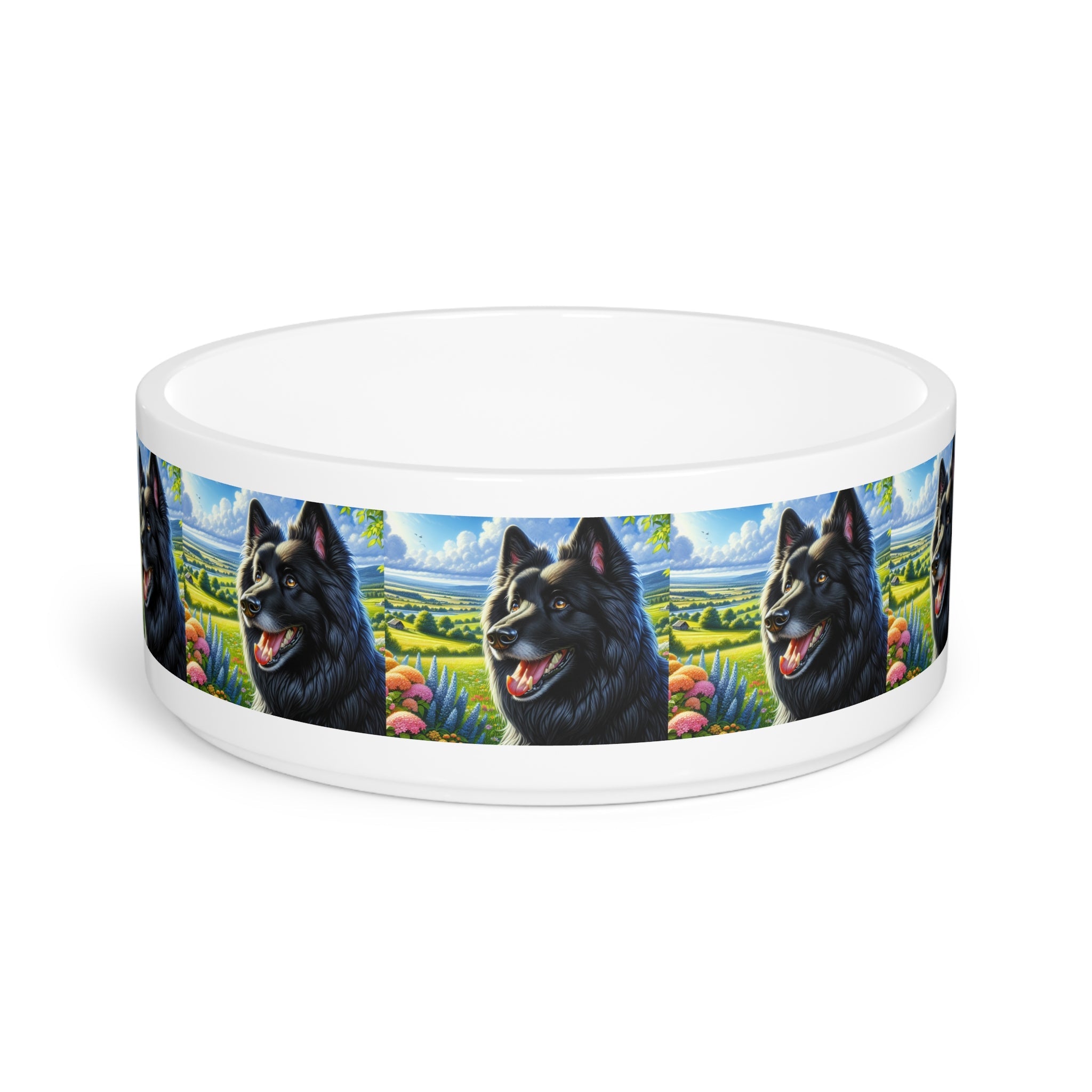 Ceramic Pet Bowl – 16 oz Dog Feeding Bowl